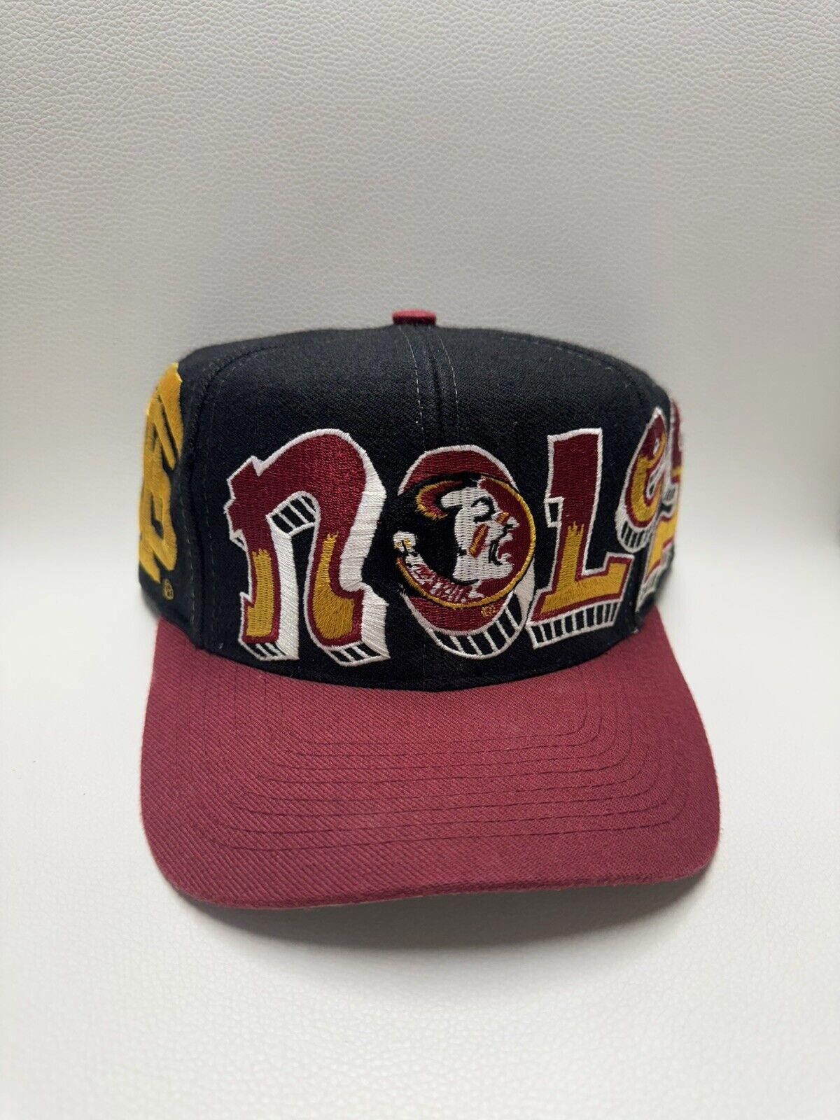 Top Of The World Vintage NCAA Florida State Seminoles FSU Tow SnapBack Hat Size ONE SIZE - 4 Thumbnail