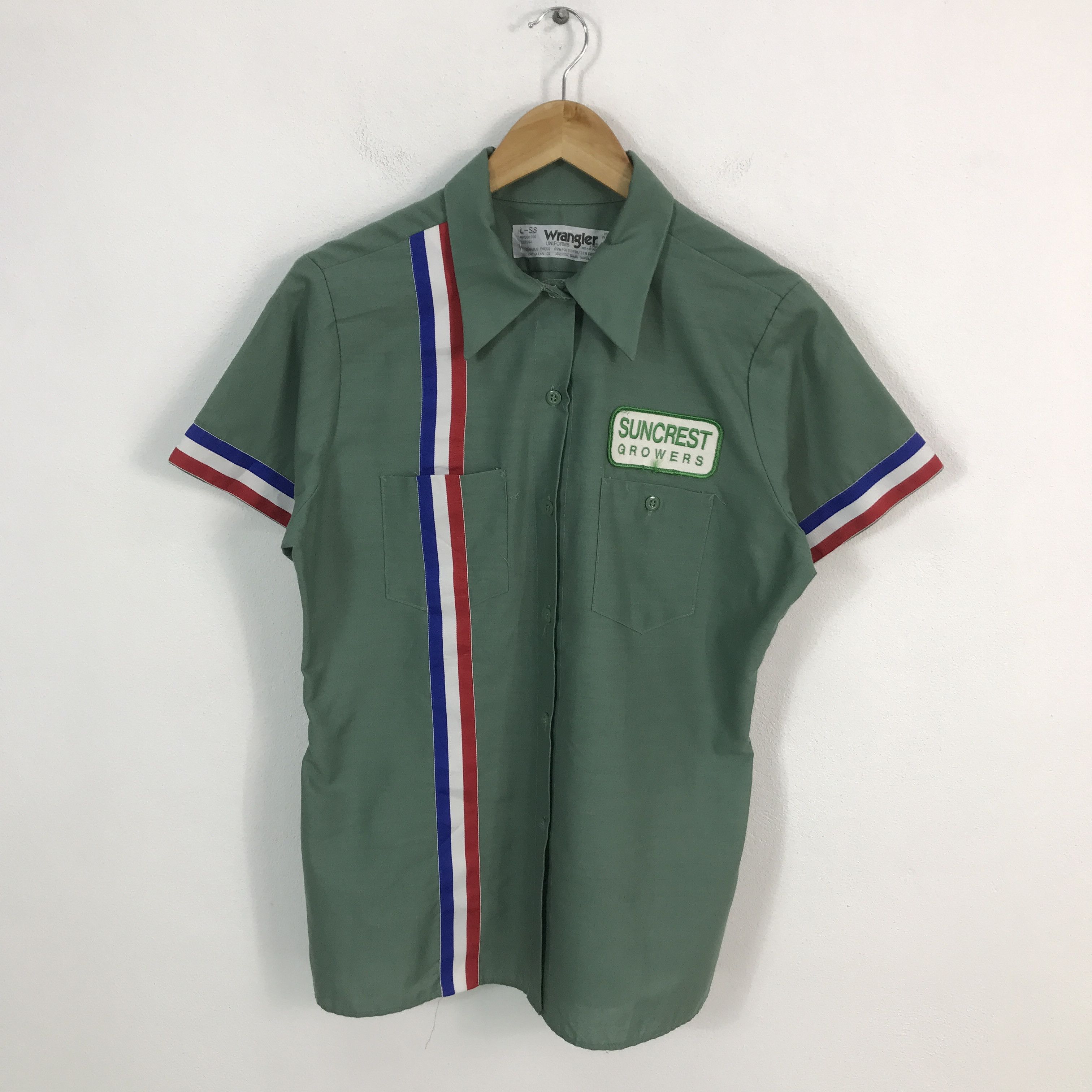 Vintage × Wrangler Vtg Wrangler x suncrest qrowers button up shirts Size US L / EU 52-54 / 3 - 1 Thumbnail