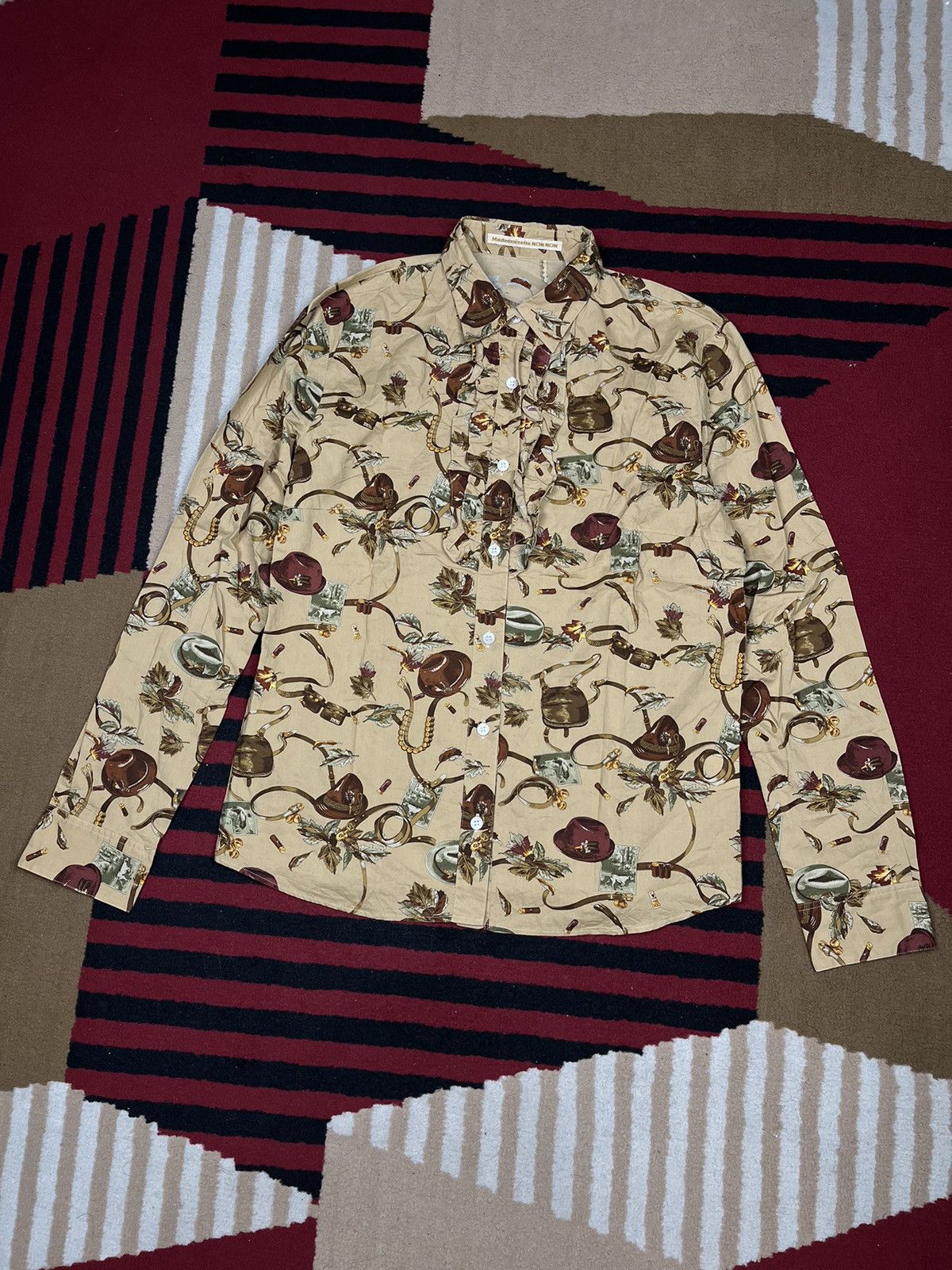 Mademoiselle Non Non Mademoiselle Non Non Full Print Shirt Size US S / EU 44-46 / 1 - 2 Thumbnail