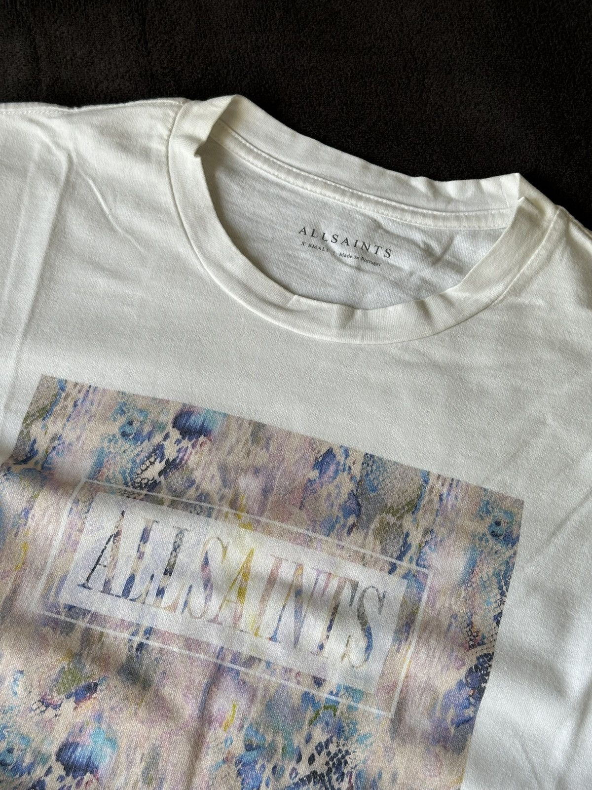 Allsaints × Vintage Vintage Y2K Allsaints Tee Logo Luxury Size US S / EU 44-46 / 1 - 5 Thumbnail