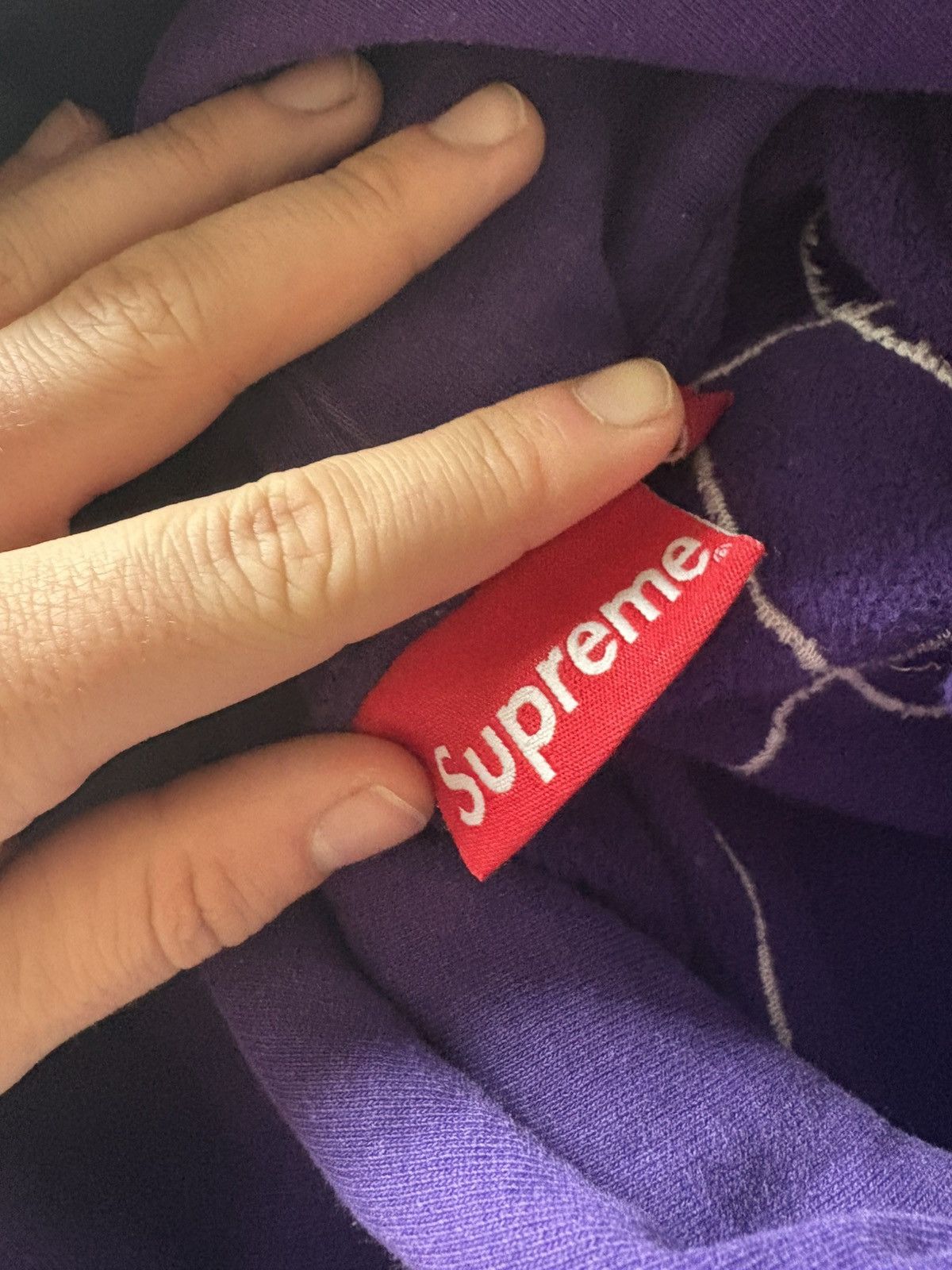 Supreme Supreme Purple Patched Instant High Sweatshirt Size US S / EU 44-46 / 1 - 3 Thumbnail