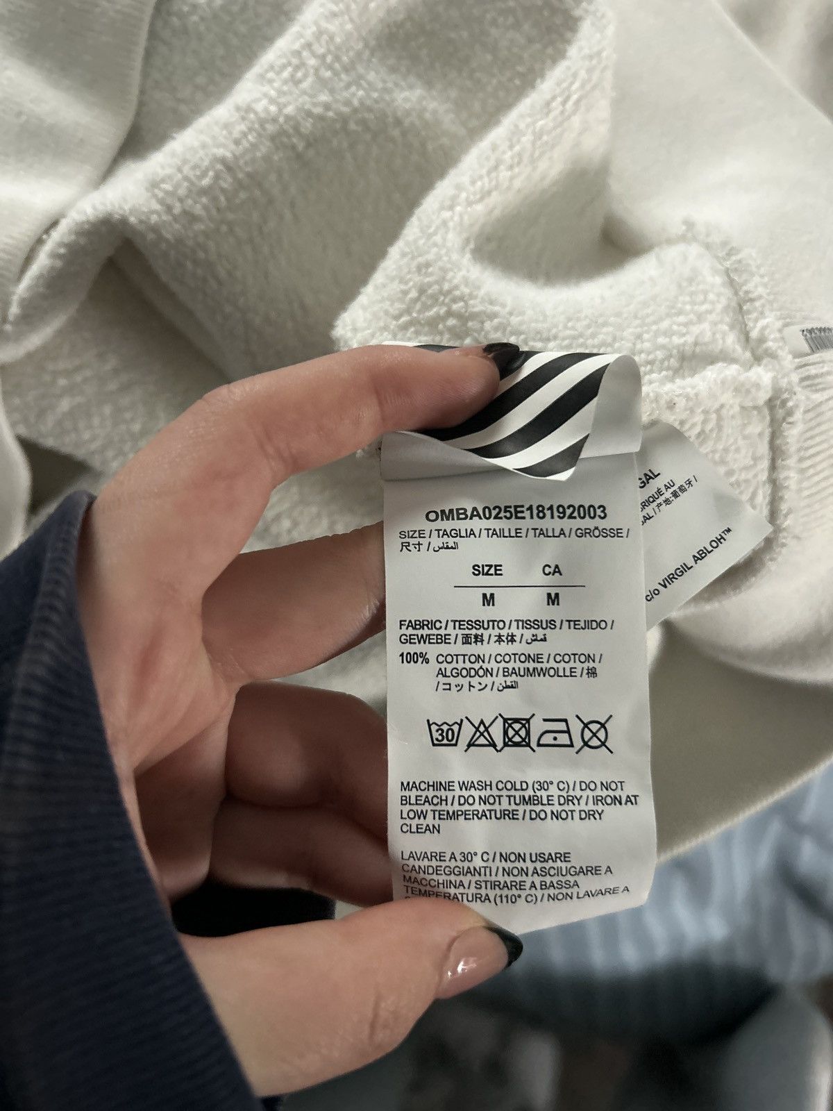 Off-White Off-white Wing Off Crewneck in White Size US M / EU 48-50 / 2 - 5 Thumbnail