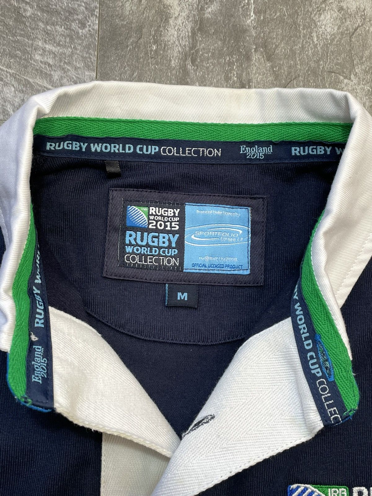 Vintage Rugby World Cup 2015 All Teams Shirt Oxford Men’s Size m Size US M / EU 48-50 / 2 - 6 Thumbnail