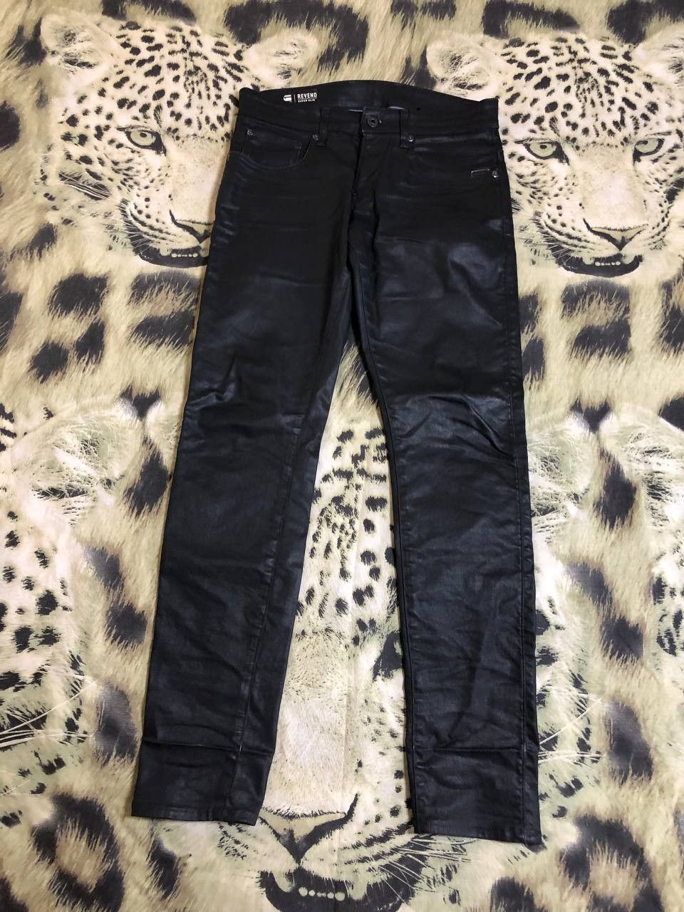 G-Star G Star Raw Revend Slim Stretch Denim Jeans Dark Wash Size US 30 / EU 46 - 20 Thumbnail