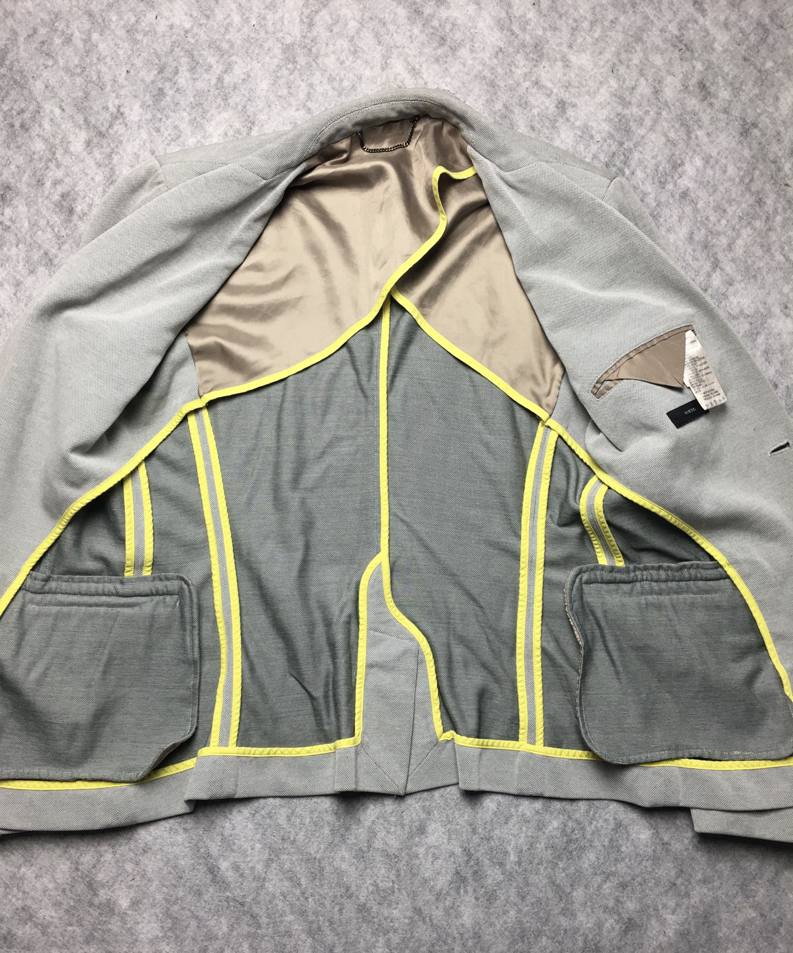 Diesel DIESEL Gray Slim Fit Blazer Jacket EU 44 Size US S / EU 44-46 / 1 - 5 Thumbnail