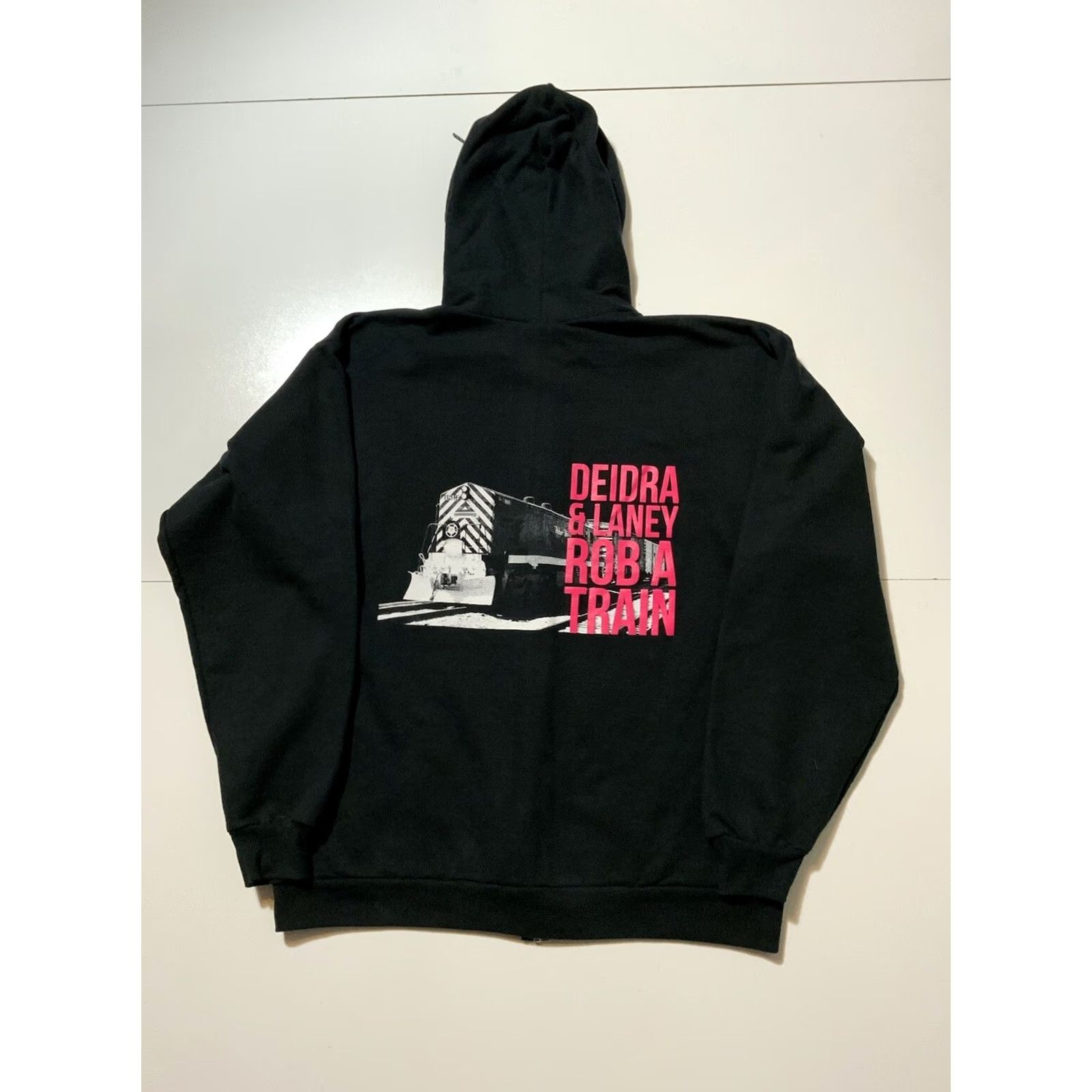 Port & Company VINTAGE Deidra & Laney Rob A Train Netflix Comedy Drama Crime Film Zip Hoodie Sz.M Men Black Full Zip Size M Size US M / EU 48-50 / 2 - 2 Thumbnail