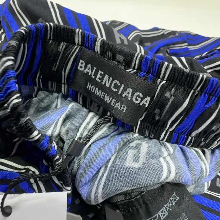 Balenciaga Balenciaga Balenciaga SS22 Striped Loose Shorts for Men -2 Size US 44 / EU 60 - 7 Thumbnail