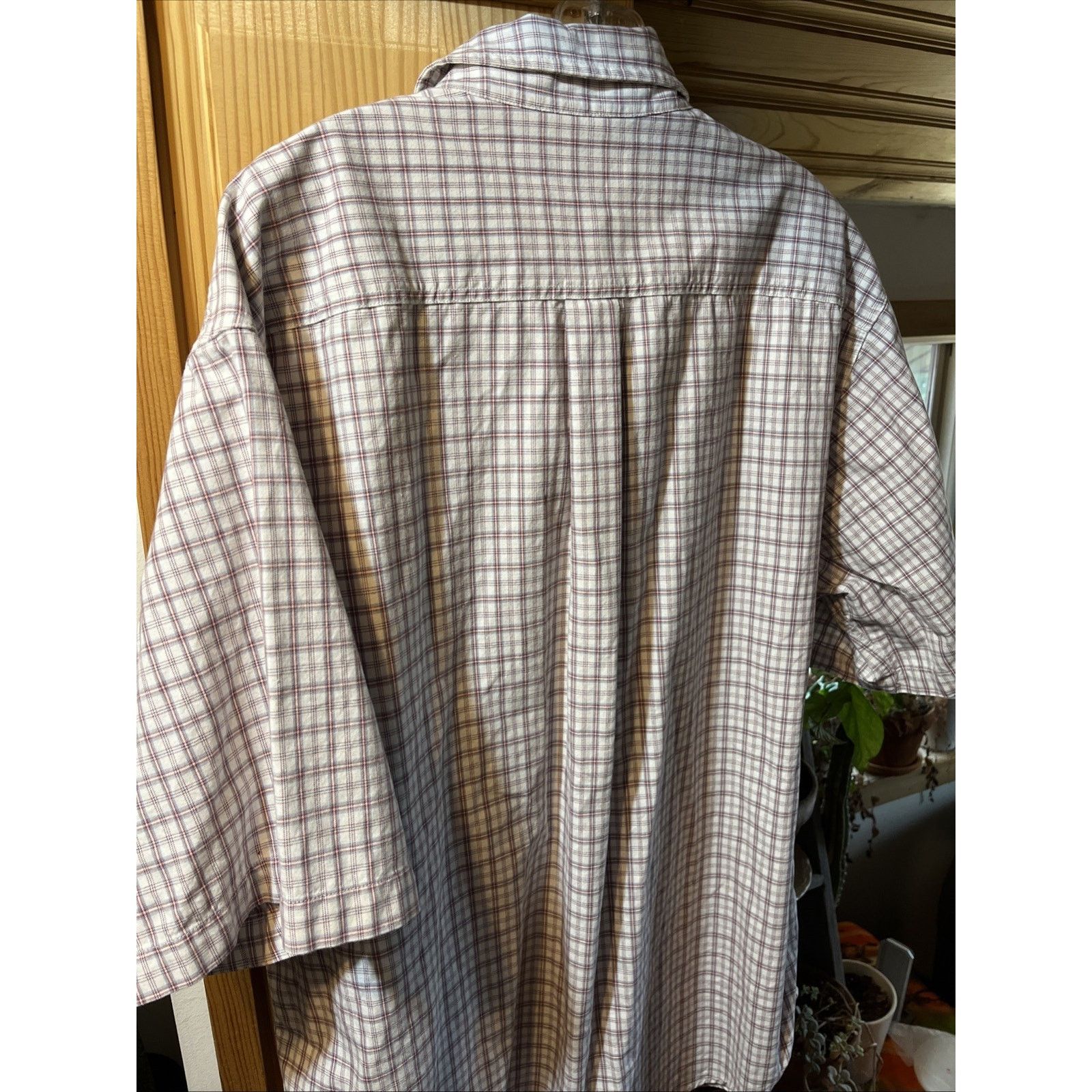 Carhartt Carhartt Shirt Men’s XL White Checkered Plaid SS Button Up Size US XL / EU 56 / 4 - 9 Thumbnail