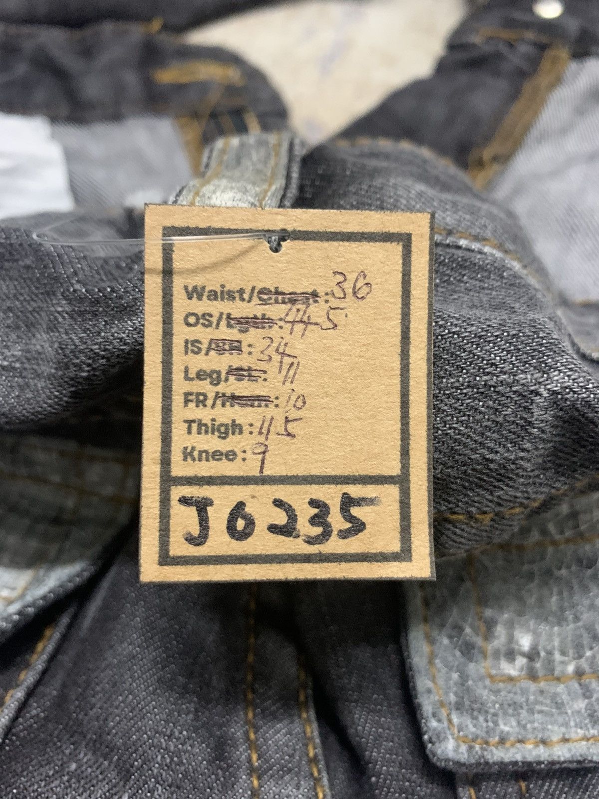 If Six Was Nine If Six Was Nine Flared Jeans Water Back Distressed Denim Size US 36 / EU 52 - 13 Thumbnail