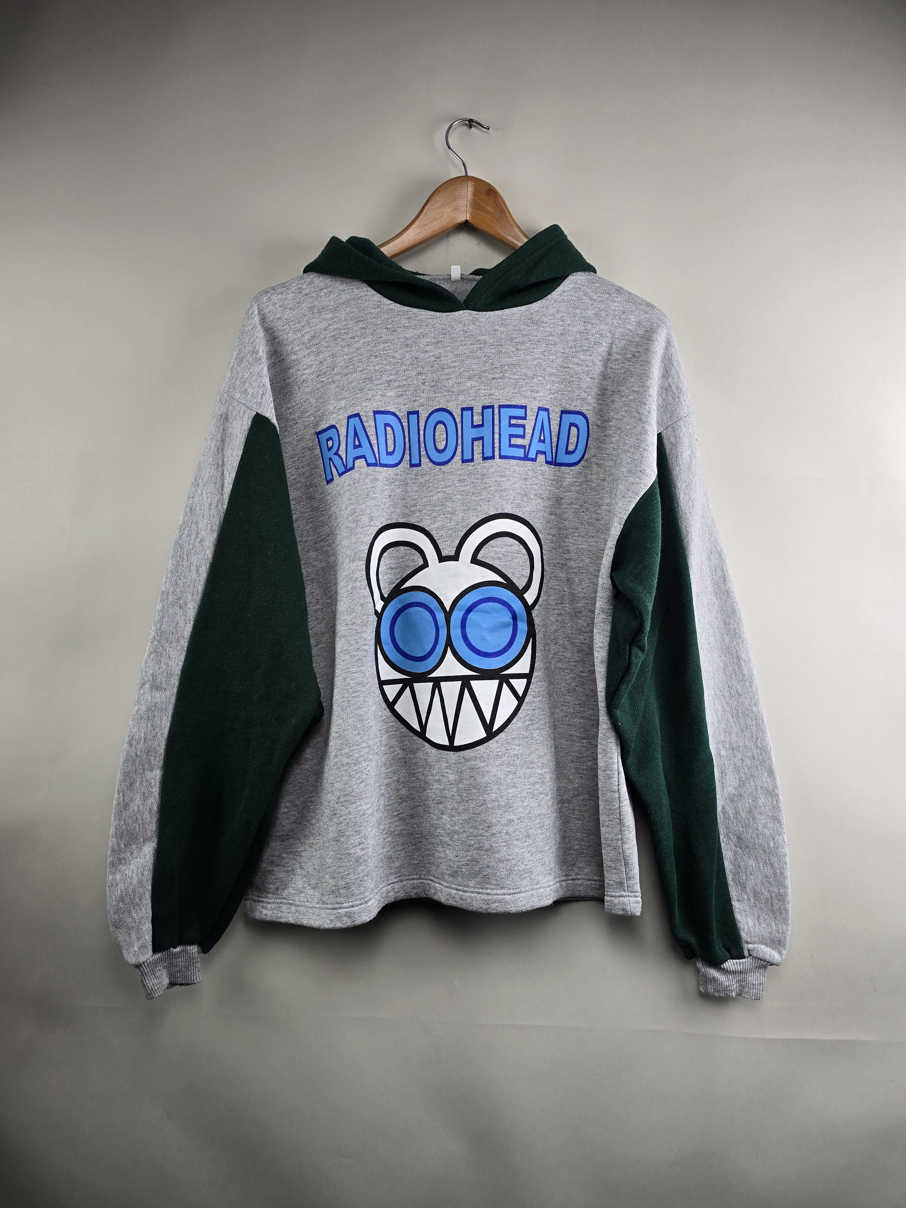 Band Tees × Vintage 2000 Radiohead Kid A Hoodie XL 23" 26.5" Size US XL / EU 56 / 4 - 1 Thumbnail