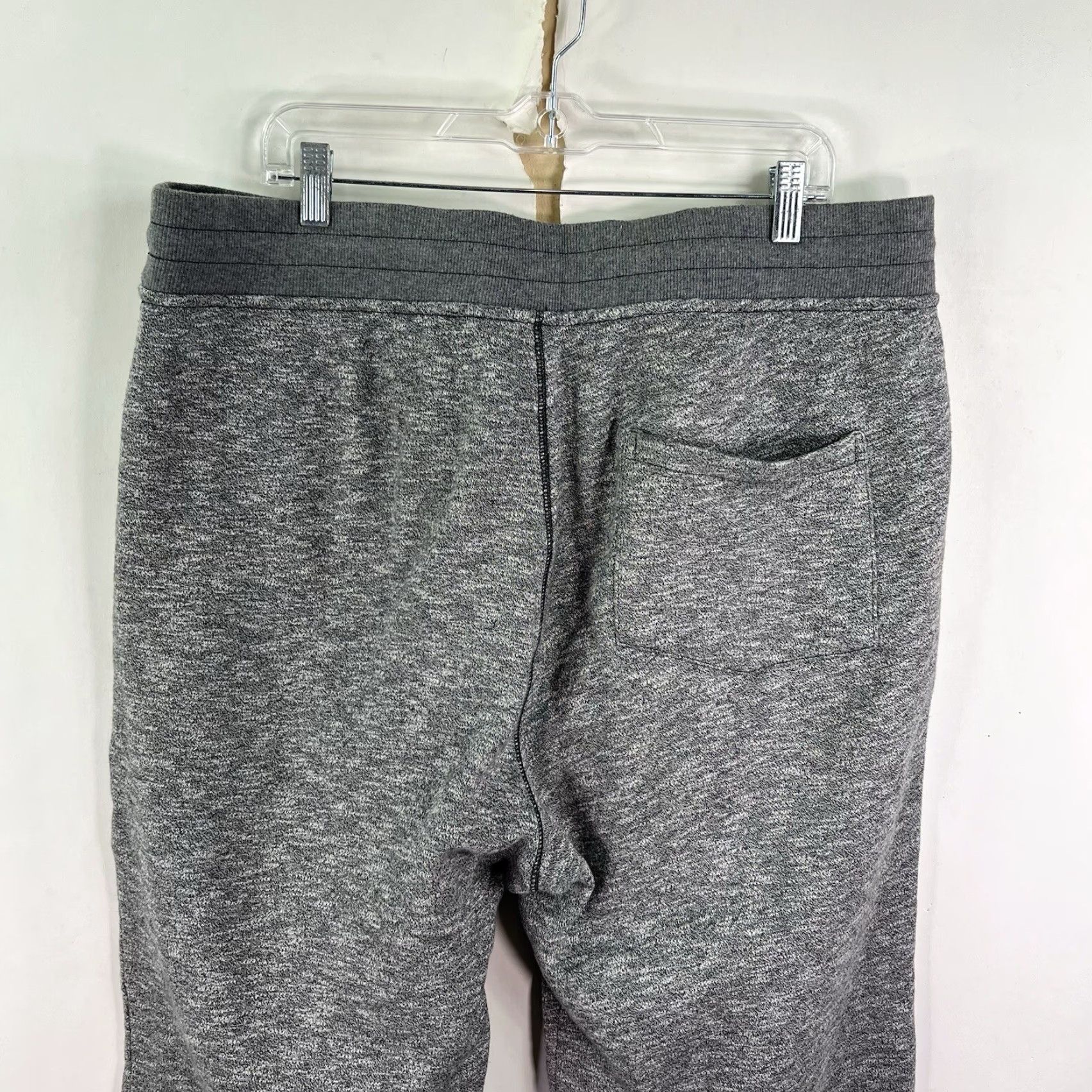 Armani Exchange ARMANI Exchange Pocketed Fleece Joggers Mens XL Gray Flecked Size US 36 / EU 52 - 6 Thumbnail