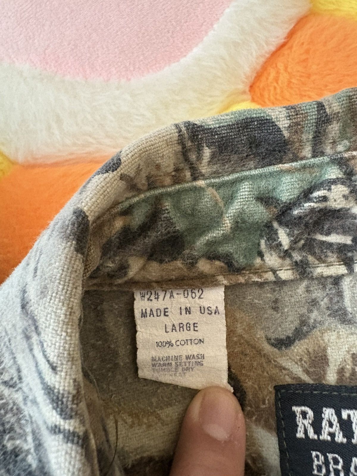 Vintage Vintage Real Tree button up jacket Size US L / EU 52-54 / 3 - 7 Thumbnail
