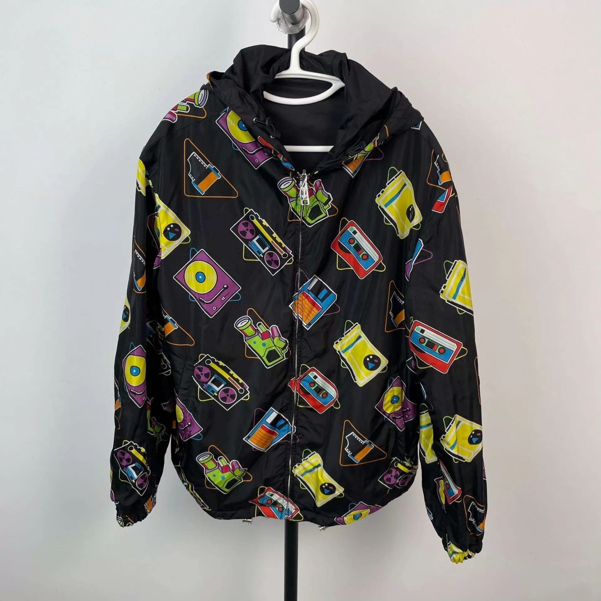Prada Prada Nylon Double-Faced Jacket S Black Size US S / EU 44-46 / 1 - 1 Thumbnail