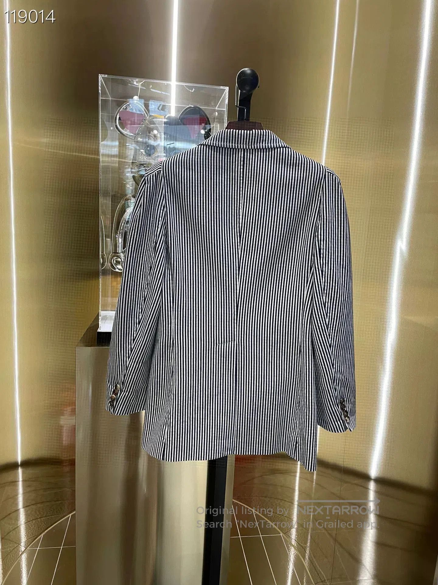 Miu Miu Miumiu Women's Striped Blazer. Size S / US 4 / IT 40 - 2 Thumbnail
