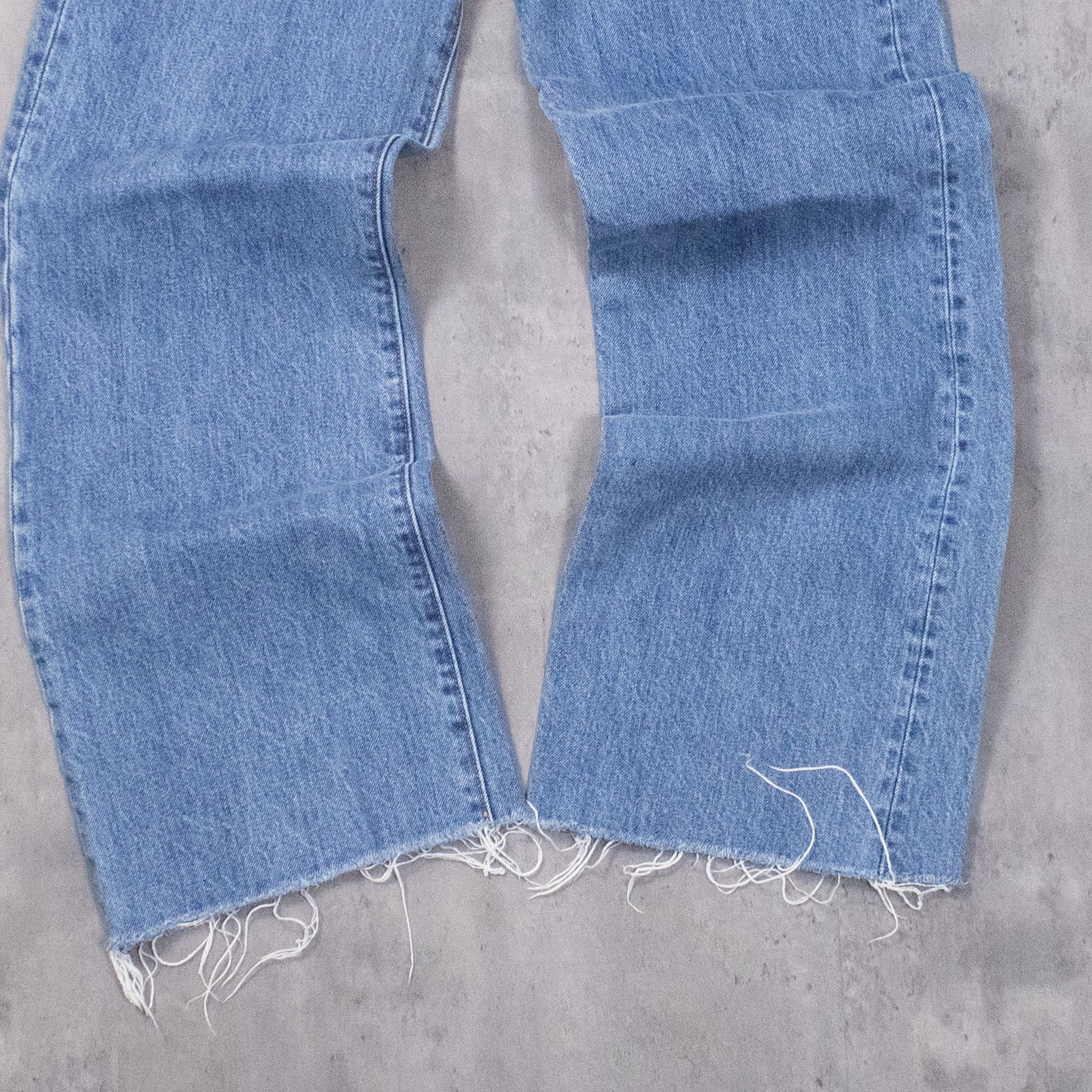 Japanese Brand Denim Form Baggy Wide Relax Fit CrazyY2K Denim Pant's Size US 26 / EU 42 - 4 Thumbnail
