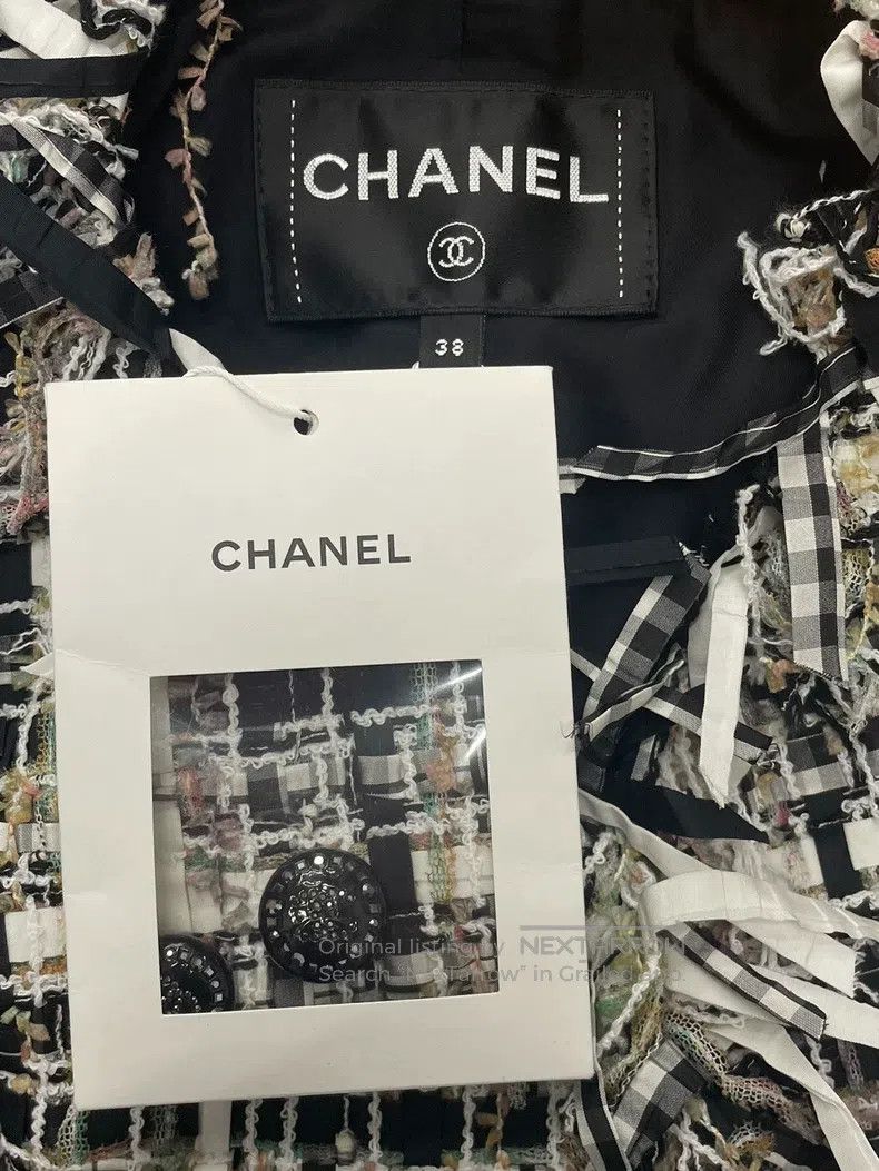 Chanel Chanel 22C early spring braided colour-blocking tasseled j Size XS / US 0-2 / IT 36-38 - 4 Thumbnail