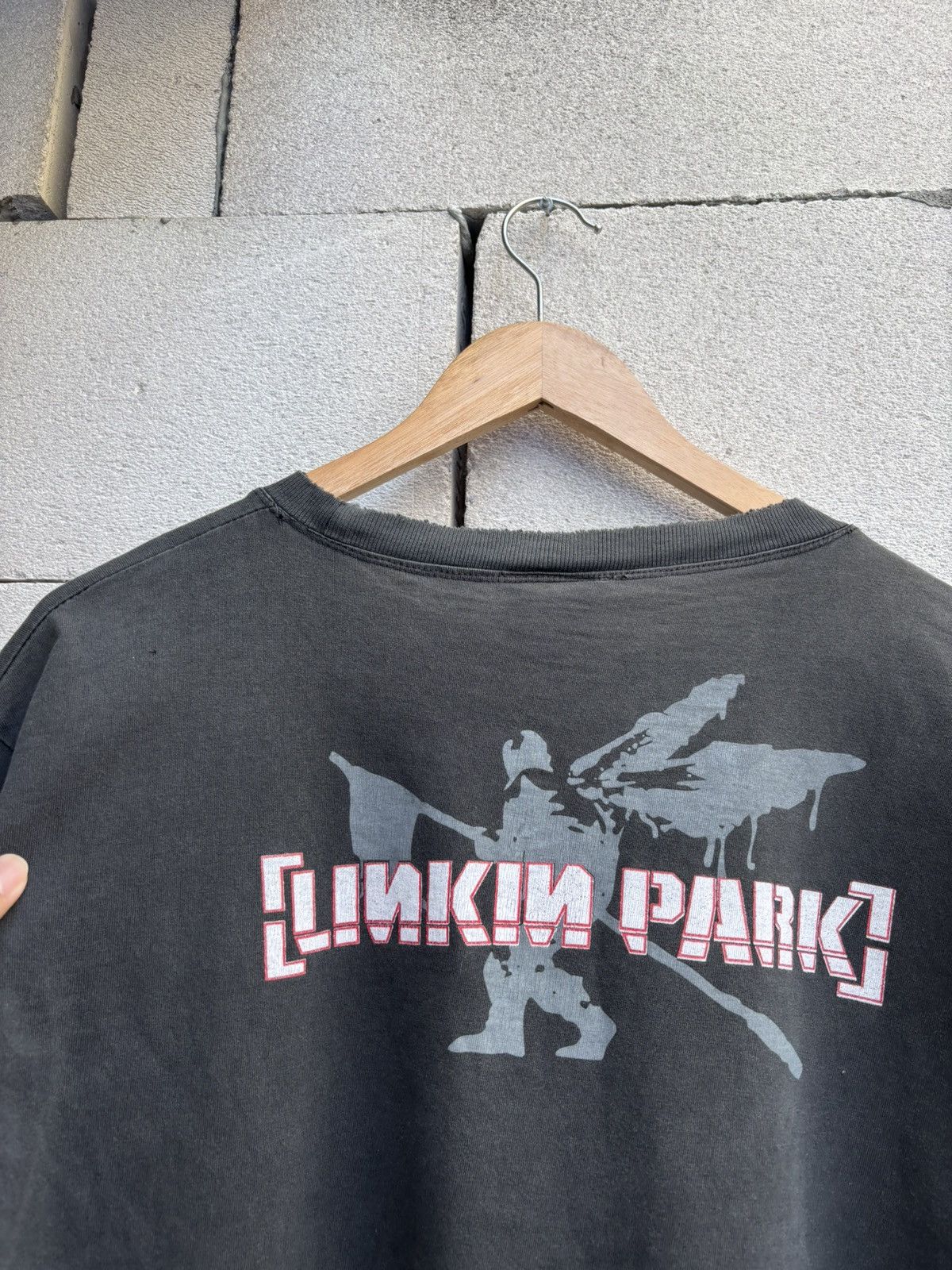 Band Tees Thrashed Distressed LINKIN PARK Tee ERD Grunge Bootleg Size US L / EU 52-54 / 3 - 13 Thumbnail