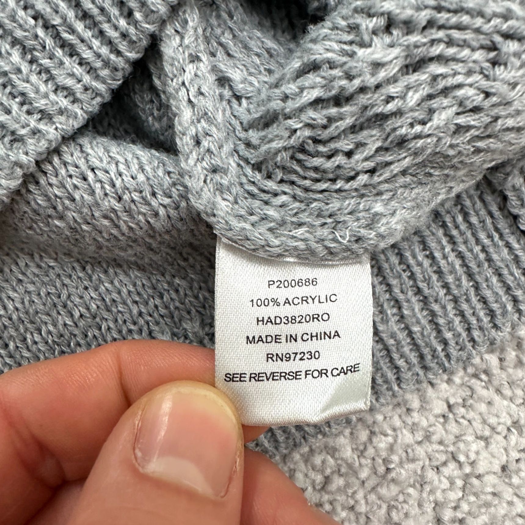 Vintage Absolutely Famous Tank Top Sweater Women L Gray Acrylic Cable-Knit Sleeveless Pullover Lightweight Breathable Size L / US 10 / IT 46 - 4 Thumbnail