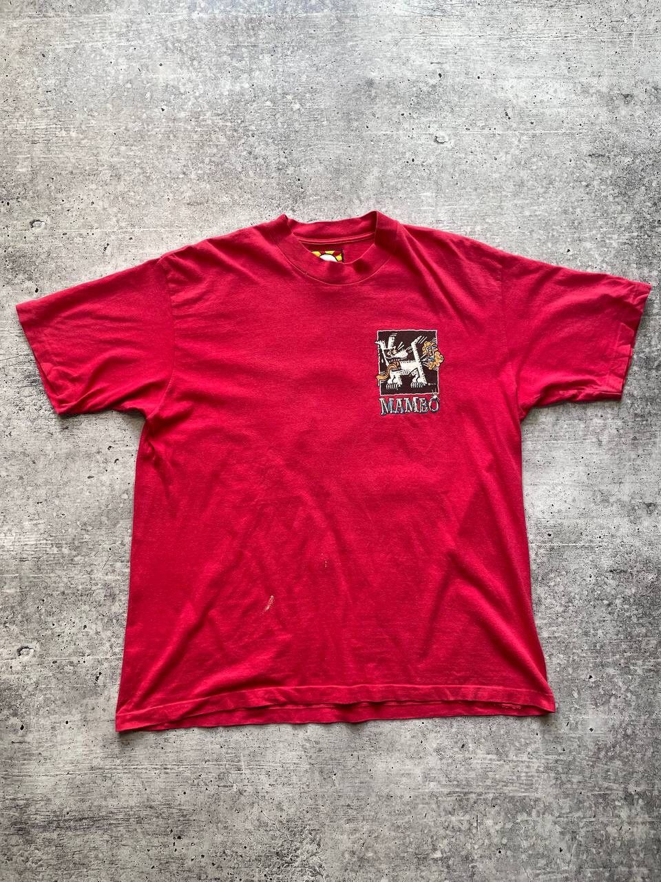 Mambo × Vintage Rare Vintage 90s Mambo Big Logo Dog Tee T-Shirt Y2K Size US L / EU 52-54 / 3 - 5 Thumbnail
