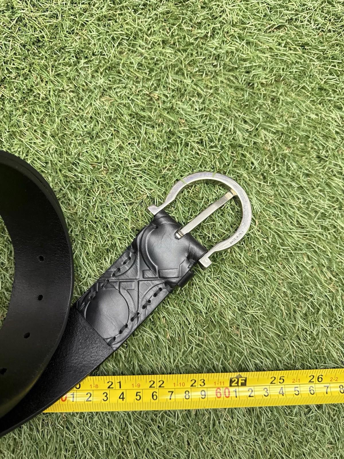 Salvatore Ferragamo SALVATORE FERRAGAMO - MENS BLK LEATHER BELT Size ONE SIZE - 9 Thumbnail