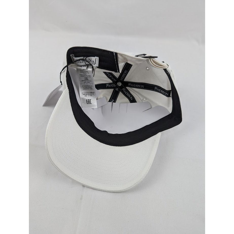 JW Anderson o1rshd1 Size: OS Baseball Cap in White Size ONE SIZE - 11 Thumbnail