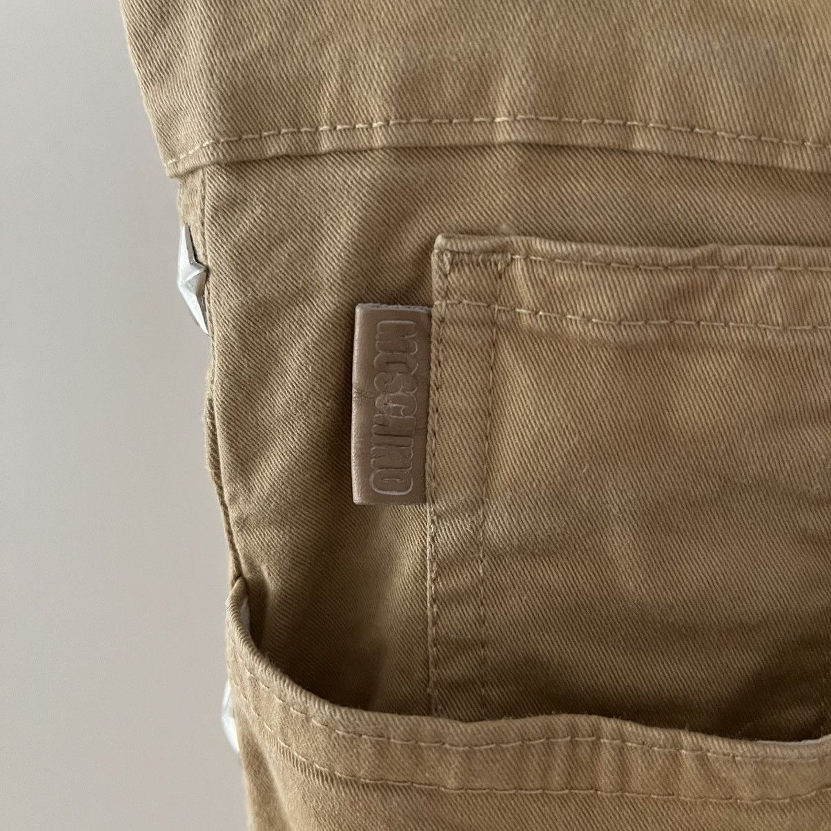 Love Moschino Moschino Jeans Donna Beige Stars Pants Streetwear Y2K Italy Size 32" / US 10 / IT 46 - 5 Thumbnail