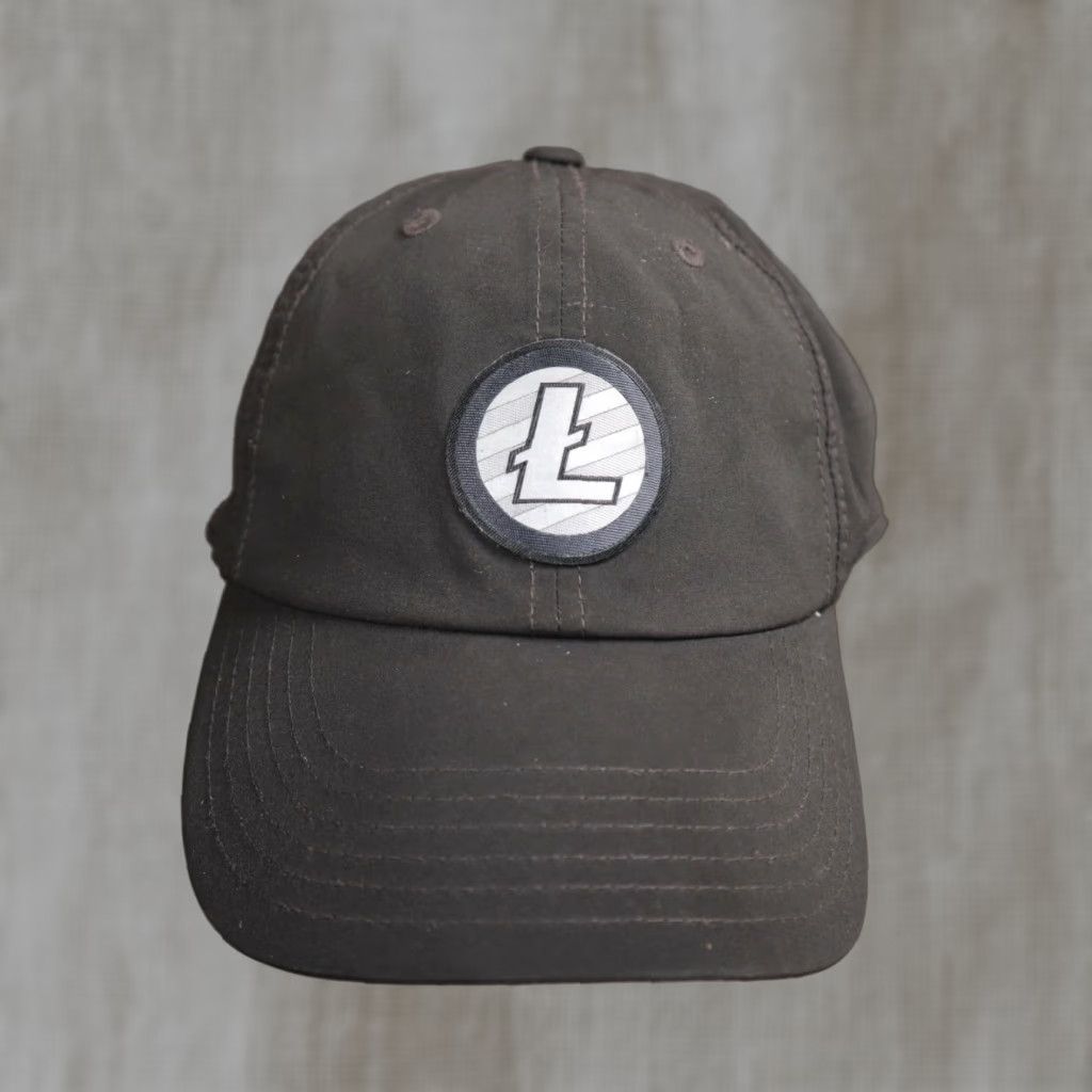 Vintage Litecoin Cryptocurrency Hat Unisex Adults Adjustable Cotton Gray Tech Design Baseball Cap Size ONE SIZE - 1 Thumbnail