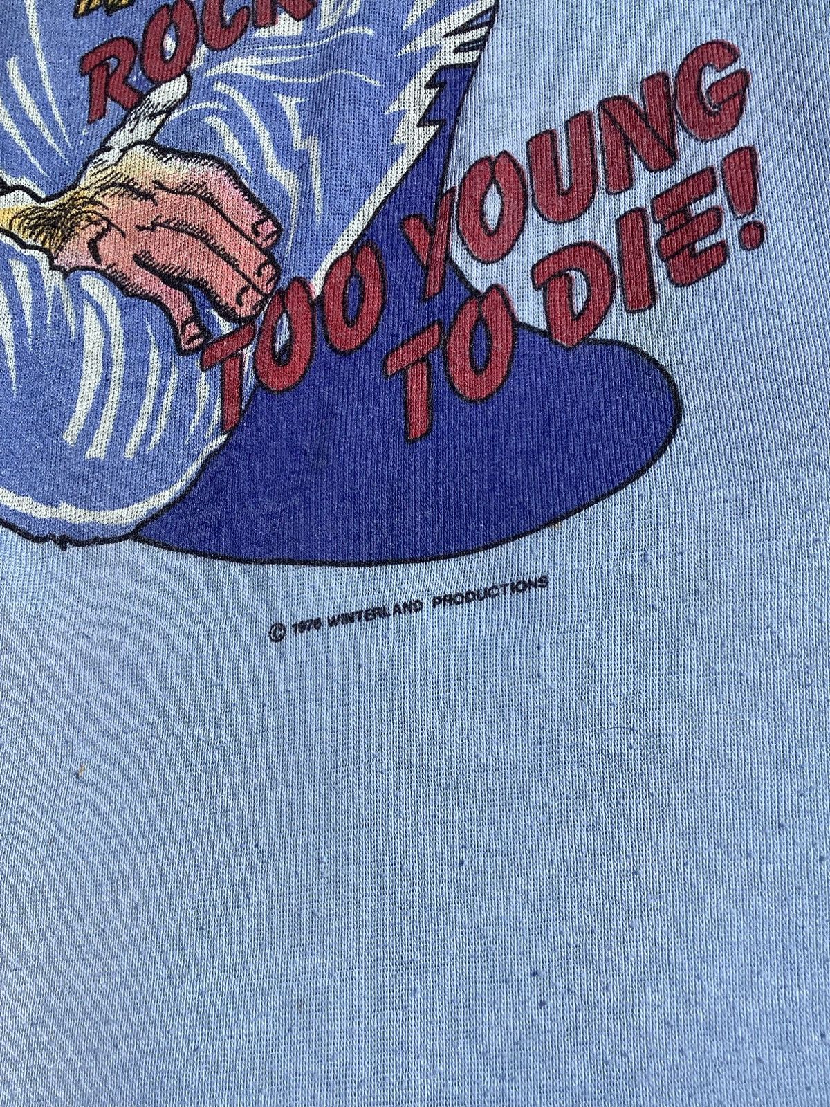 Band Tees 1976 Jethro Tull too old to rock ‘n’roll too young to die TT Size US L / EU 52-54 / 3 - 3 Thumbnail