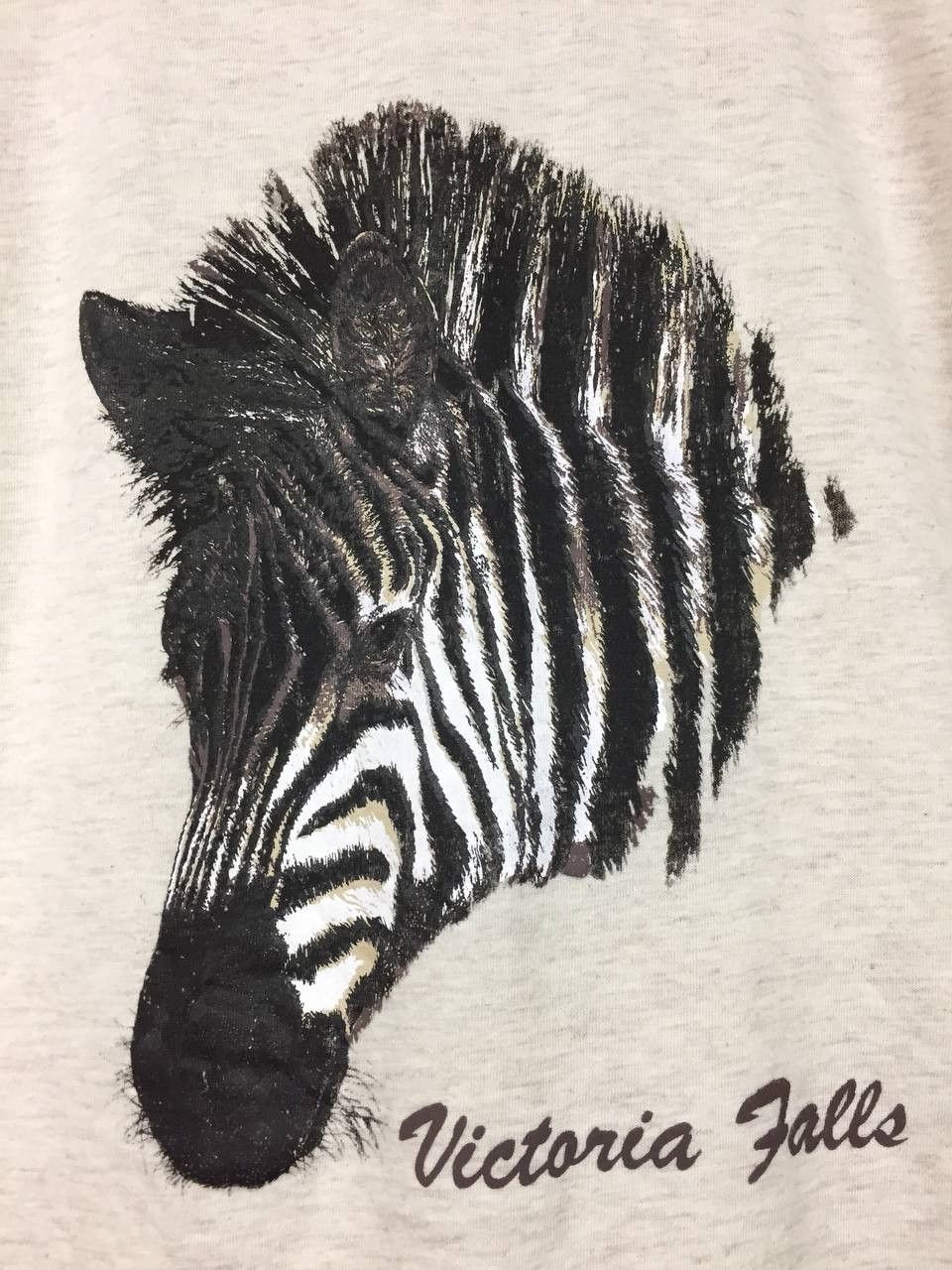 Vintage Vtg 90s Go Wild Zebra Tee Victoria Falls Souvenir Shirt Size US XXL / EU 58 / 5 - 4 Thumbnail
