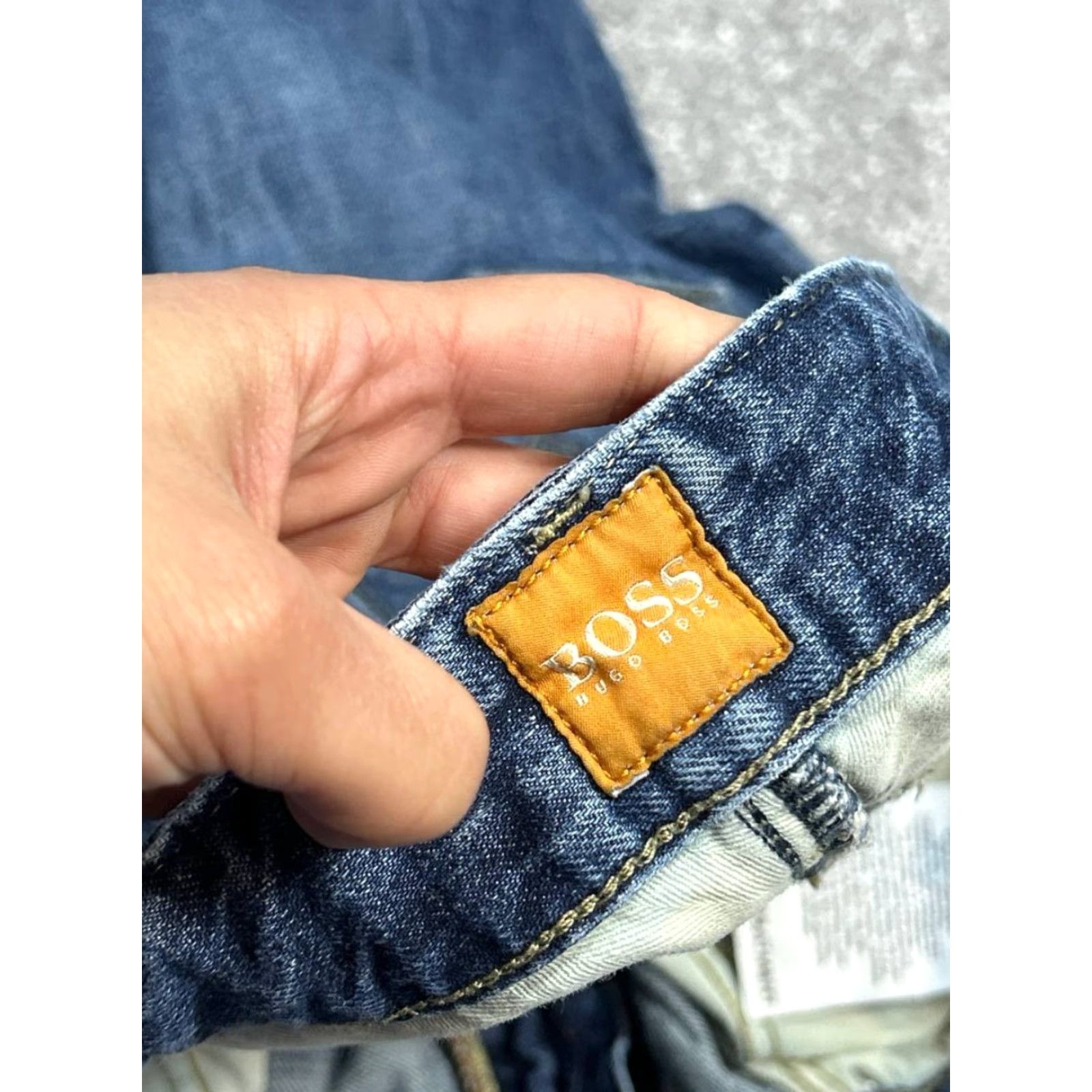 Hugo Boss Hugo Boss Orange 63 Slim Fit Jeans Mens 36 Blue Denim Cotton Straight Leg 33x31 Jeans City Preppy Mens Slim Urban Classic Shirt Size US 36 / EU 52 - 7 Thumbnail