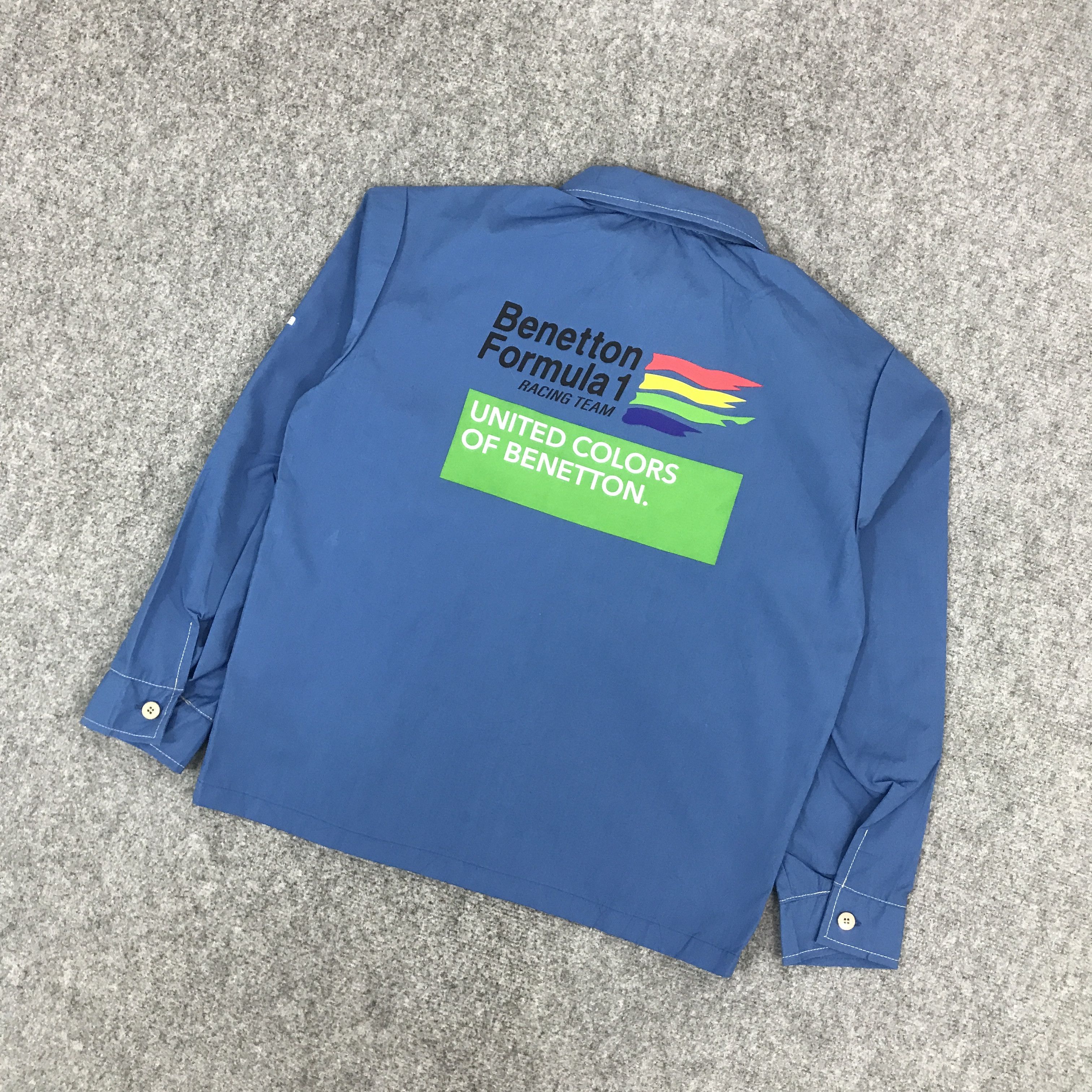 Benetton × United Colors Of Benetton UNITED COLOUR OF BENETTON FORMULA 1 RACING TEAM JACKET Size US L / EU 52-54 / 3 - 6 Thumbnail