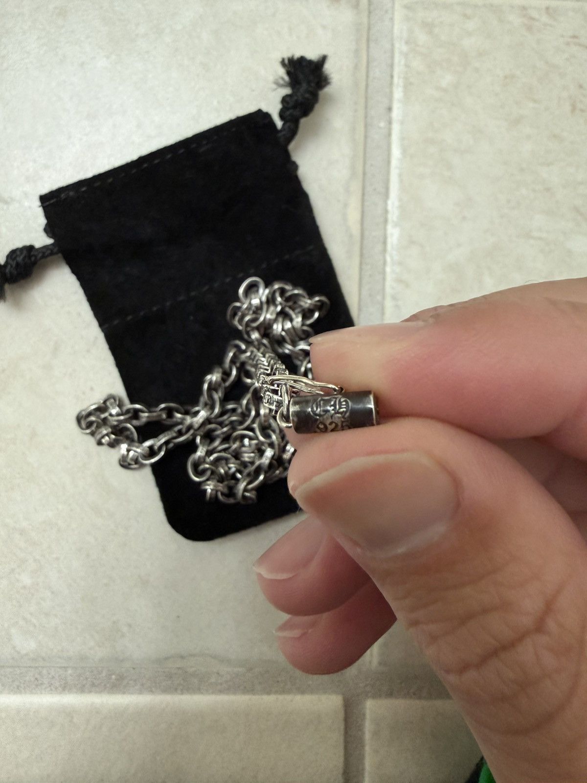 Chrome Hearts Chrome Hearts 24” Paper Chain Necklace .925 Silver New Size ONE SIZE - 16 Thumbnail