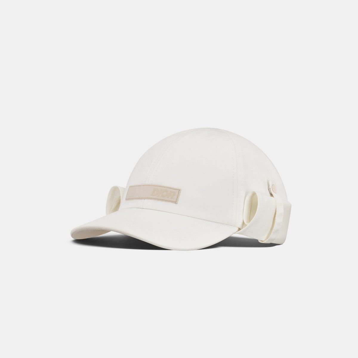 Dior o1bcso1str1224 Size:OS/Baseball Cap with Flaps in Off White Size ONE SIZE - 2 Thumbnail