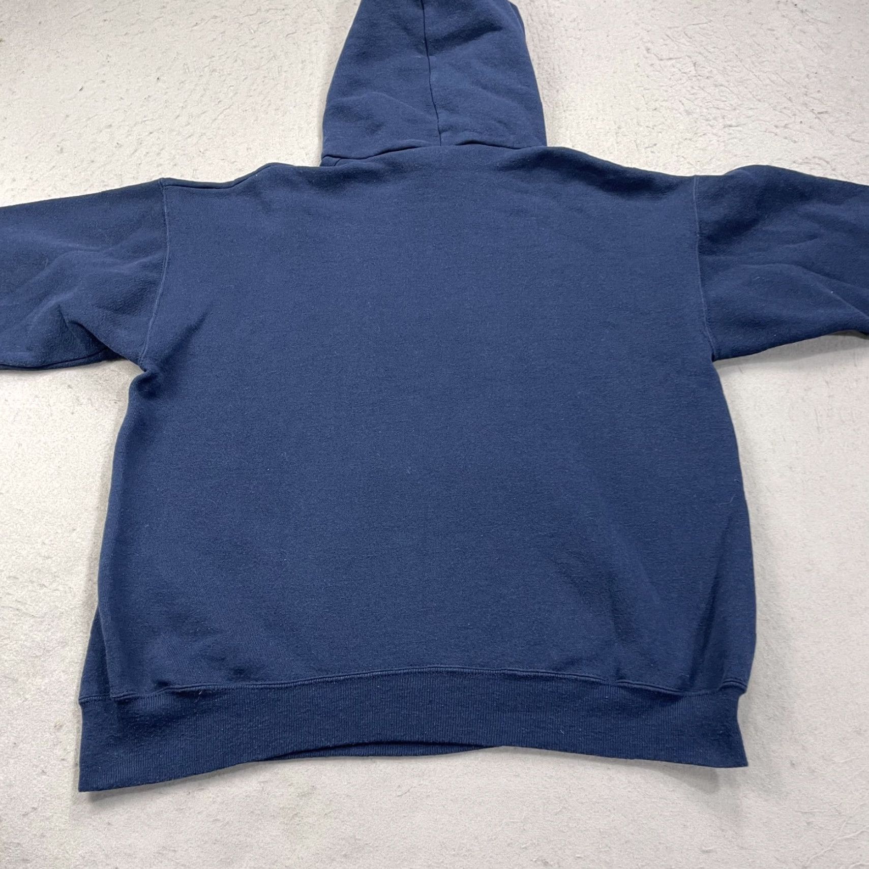 Tultex VINTAGE Tultex Hoodie Mens Large Blue Blank Ultra Fleece 350 Sweatshirt 90s Size US L / EU 52-54 / 3 - 7 Thumbnail