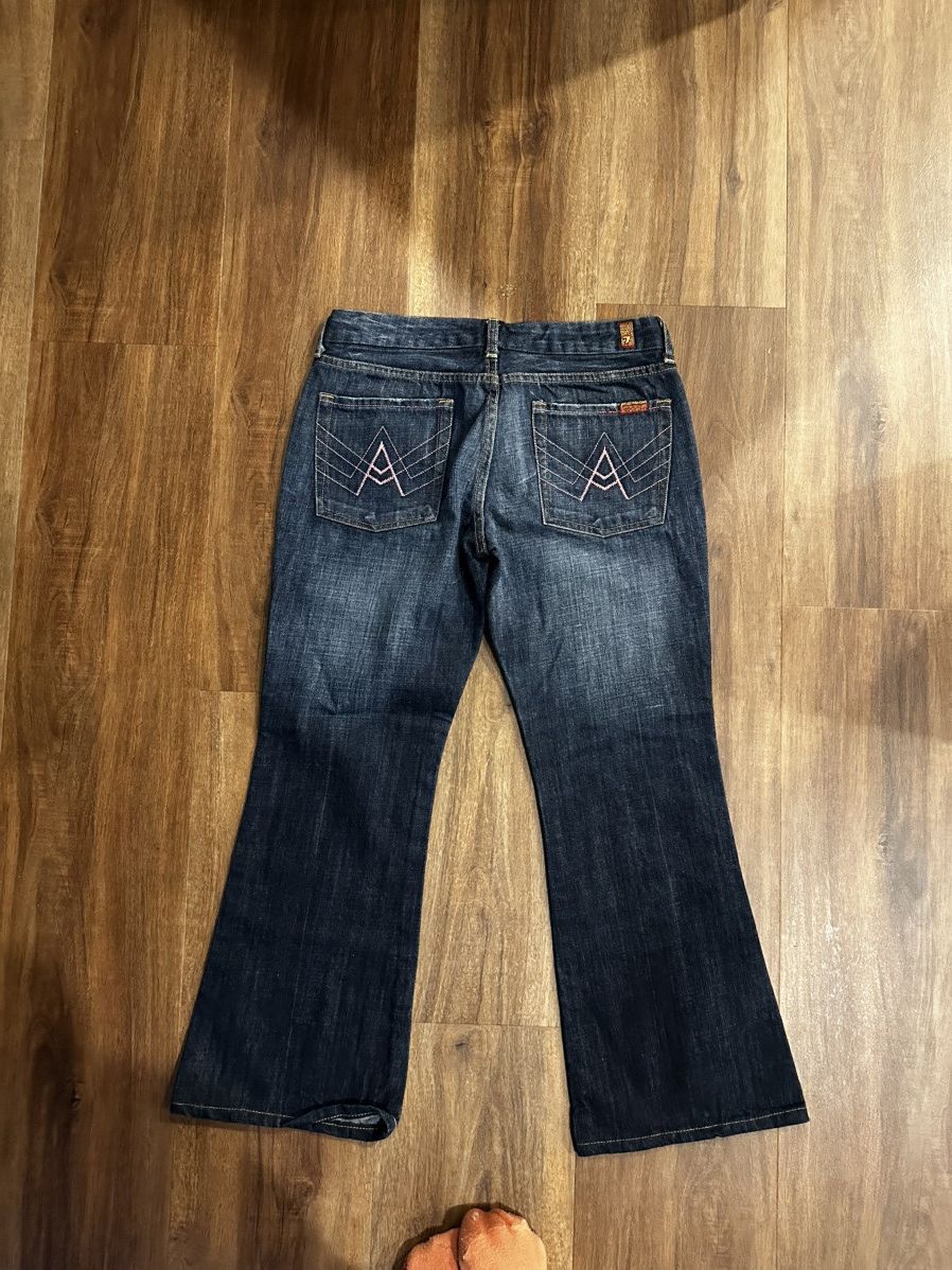 7 For All Mankind 7 for all mankind jeans Size 30" / US 8 / IT 44 - 2 Thumbnail