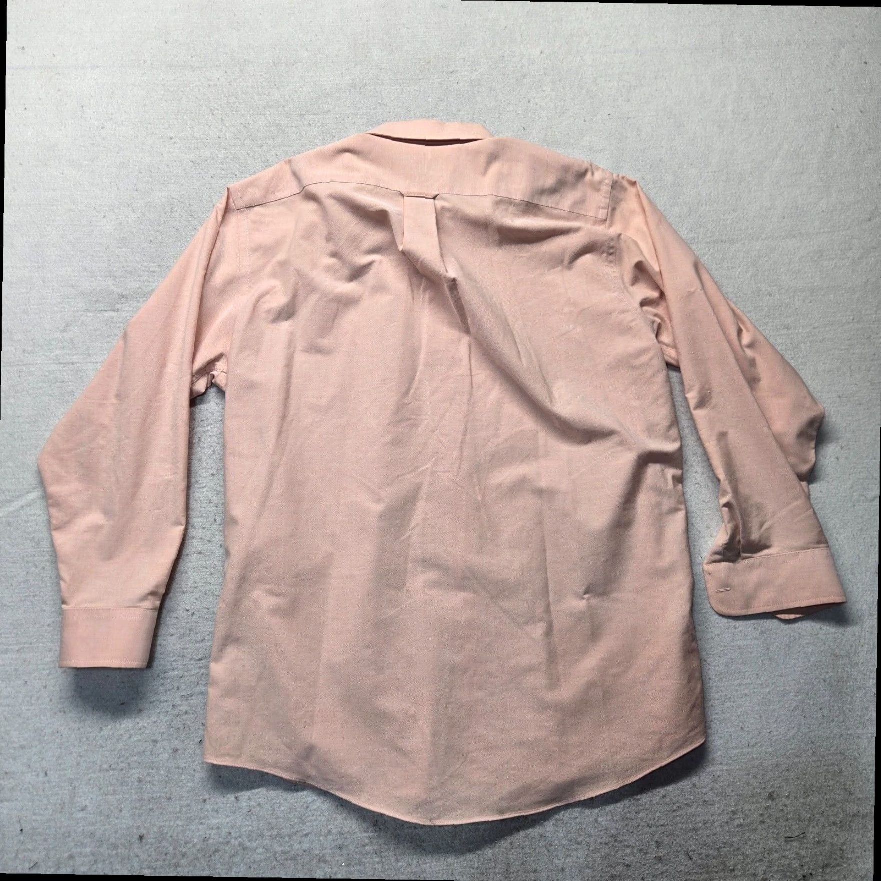 Stafford Stafford Button Up Shirt Short Sleeve Pink Adult Men's 17 Size US XL / EU 56 / 4 - 7 Thumbnail