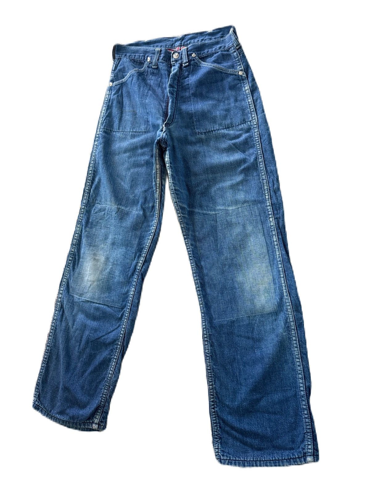 Wrangler Vintage Super Rare Blue Bell Denim Gripper Zipper Sanforized Size US 26 / EU 42 - 3 Thumbnail