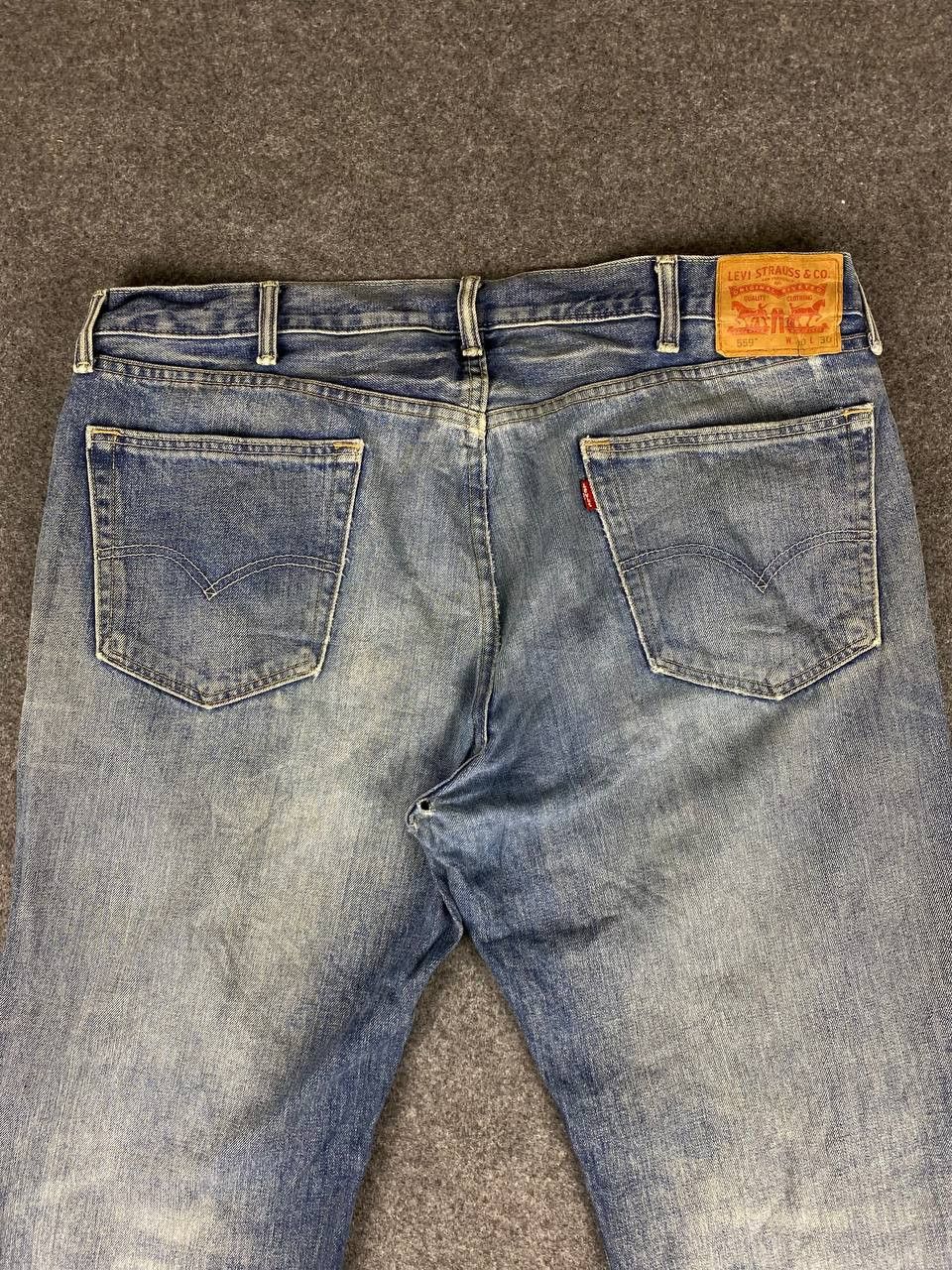 Levi's levis 559 relaxed straight fit distressed denim Size US 42 / EU 58 - 2 Thumbnail