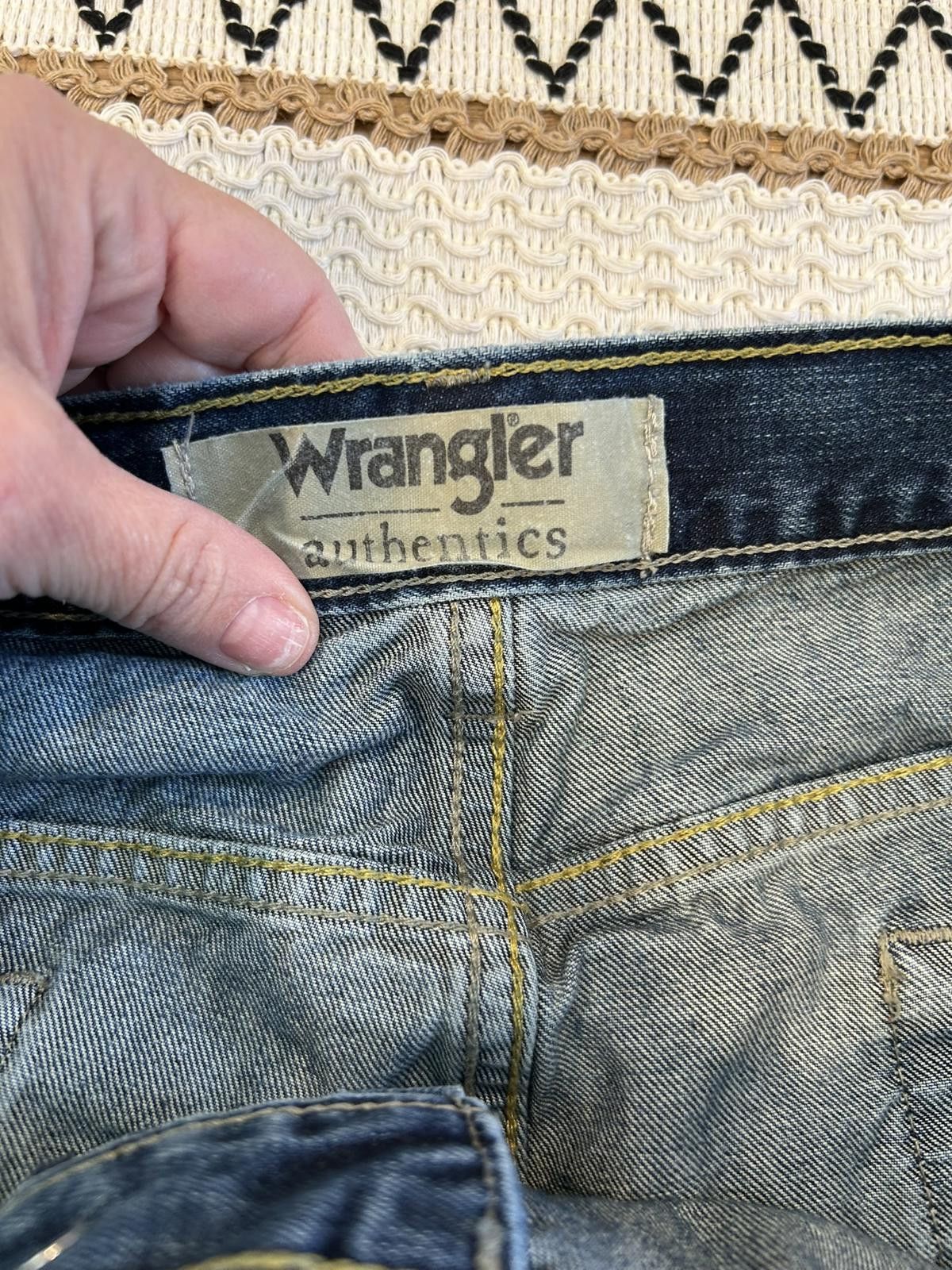 Wrangler Wrangler Classic Blue Denim Jeans Size US 42 / EU 58 - 4 Thumbnail