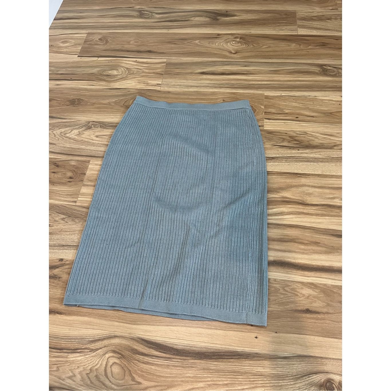 Other Peruvian Connection Knit Skirt Bodycon Stretch 100% Pima Cot Size 34" / US 12 / IT 48 - 2 Thumbnail