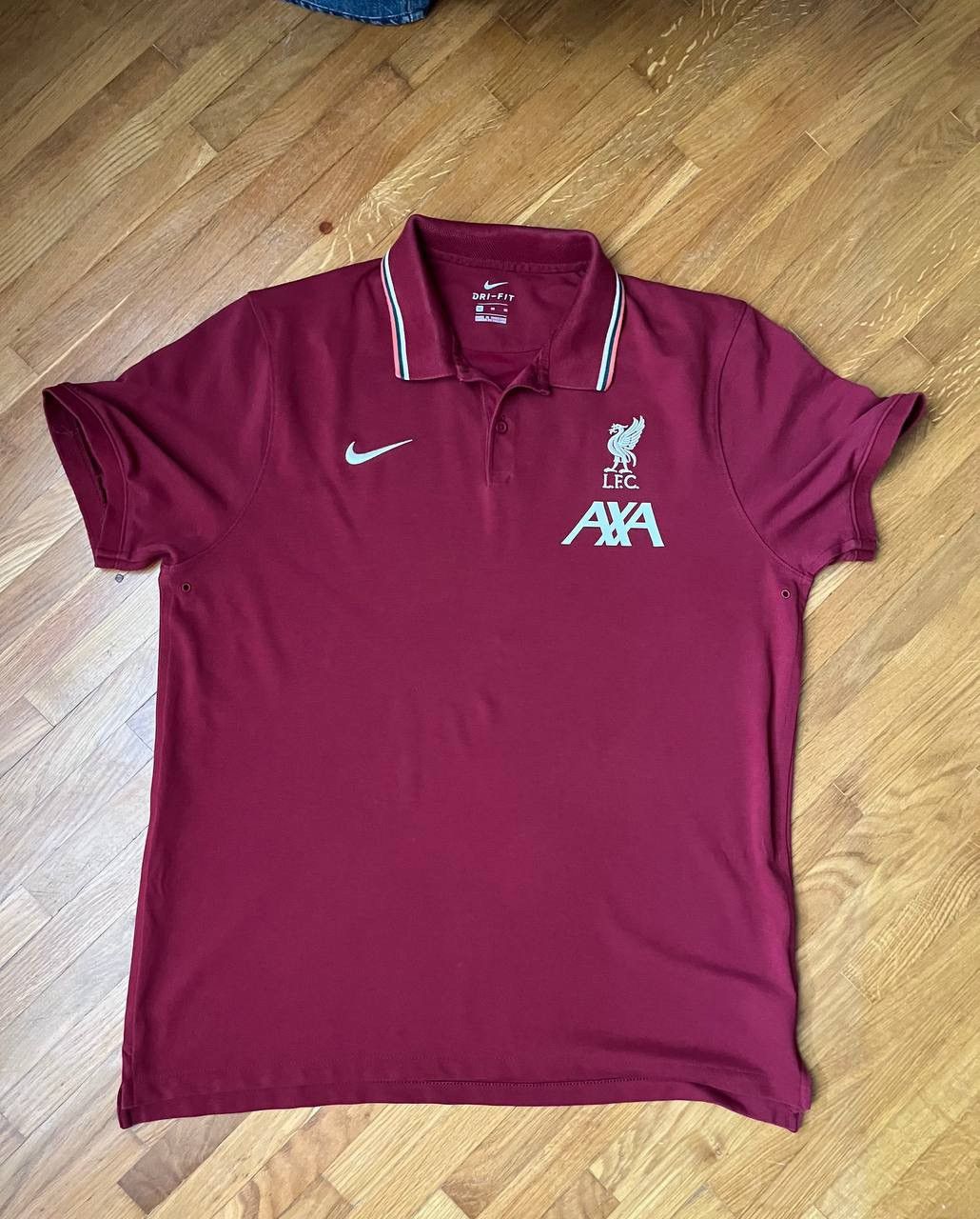 Nike Nike Liverpool FC 2021 soccer jersey polo Size US XL / EU 56 / 4 - 1 Thumbnail