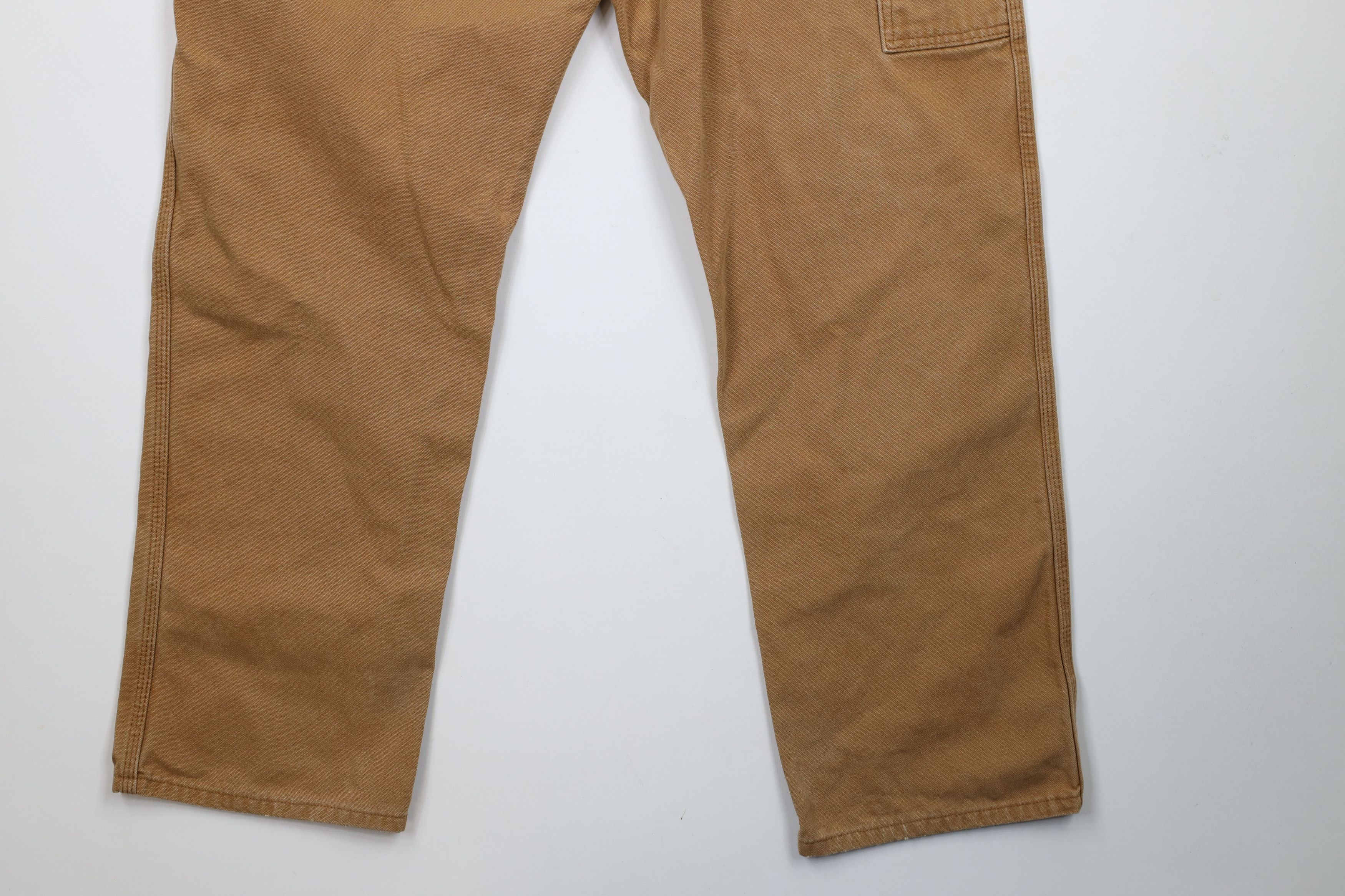 Dickies × Vintage Vintage Y2K Dickies Wide Leg Dungaree Pants Duck Brown Size US 38 / EU 54 - 12 Thumbnail