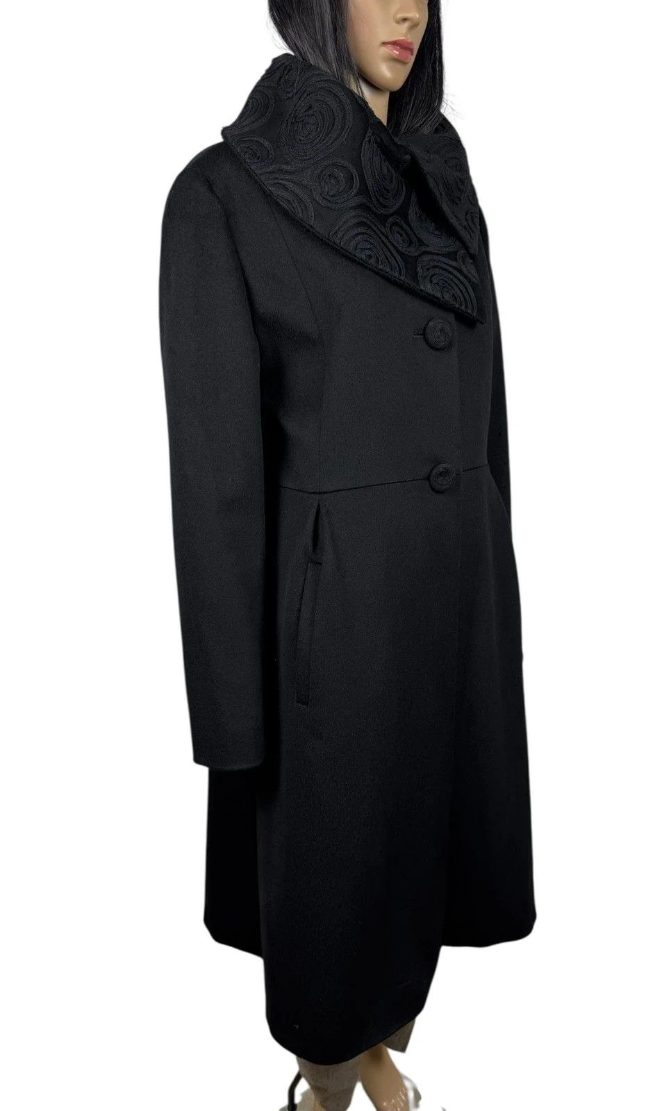 Cinzia Rocca Cinzia Rocca Loro Piana Wool Overcoat Embroidered size IT48 Size L / US 10 / IT 46 - 6 Thumbnail
