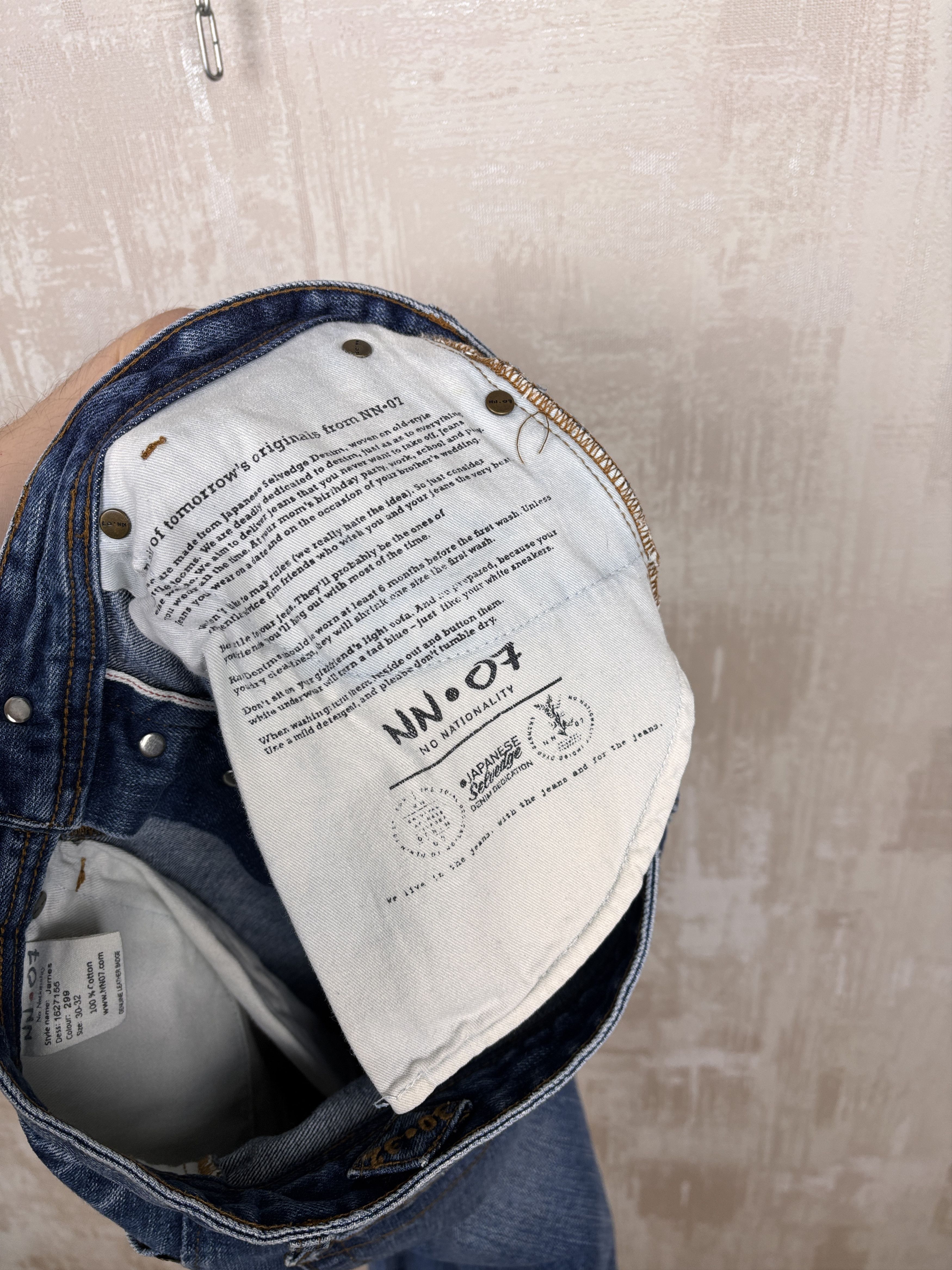 NN07 No Nationality NN07 James Jeans Selvedge Size US 30 / EU 46 - 23 Thumbnail