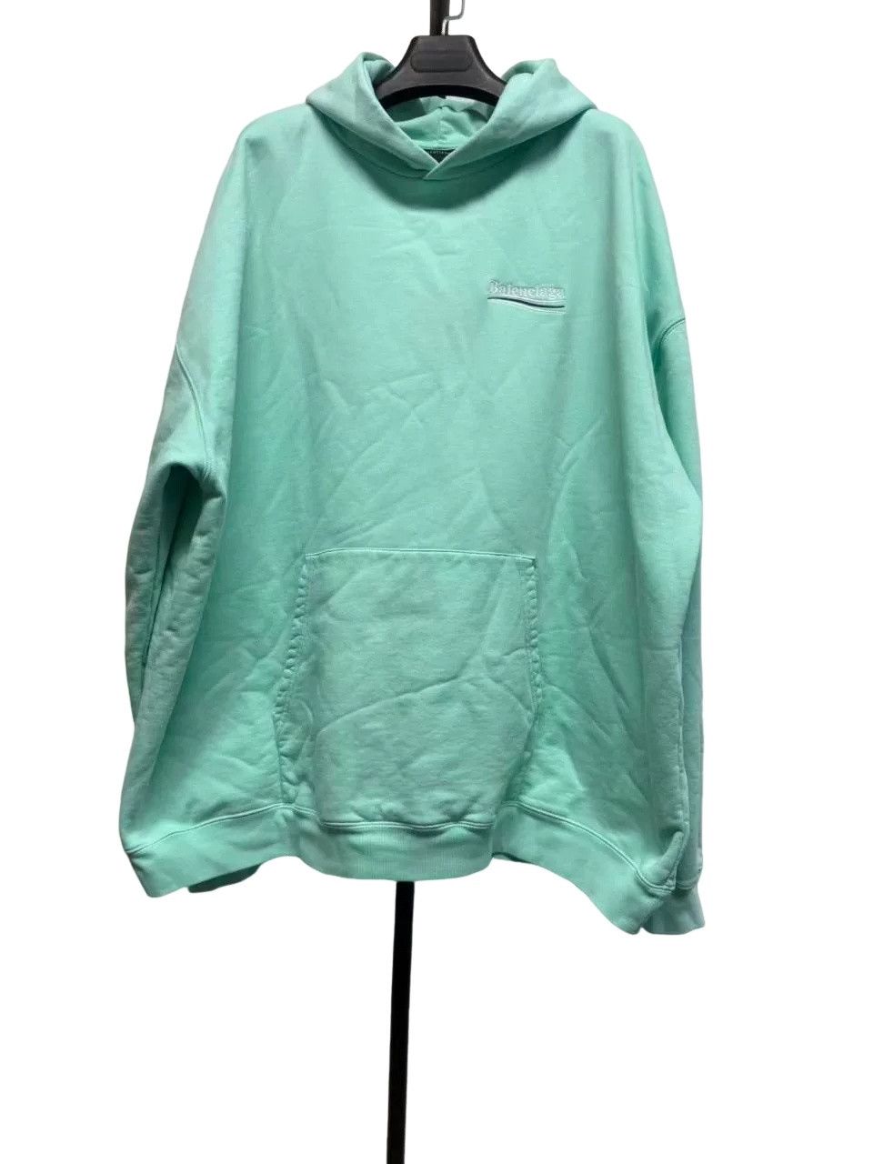 Balenciaga Balenciaga Mint Logo Graphic Hoodie Size S Size US S / EU 44-46 / 1 - 1 Thumbnail