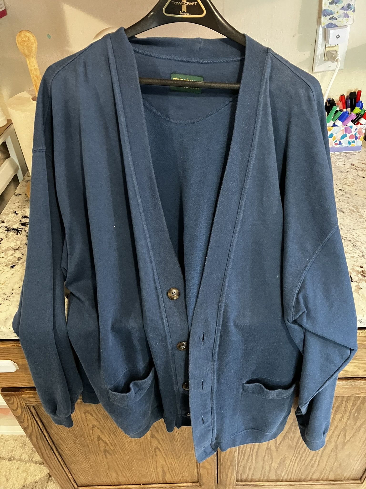 Anorak De Ski Vintage Steinebronn, Bleu, Taille M, Unisexe, édition Limitée