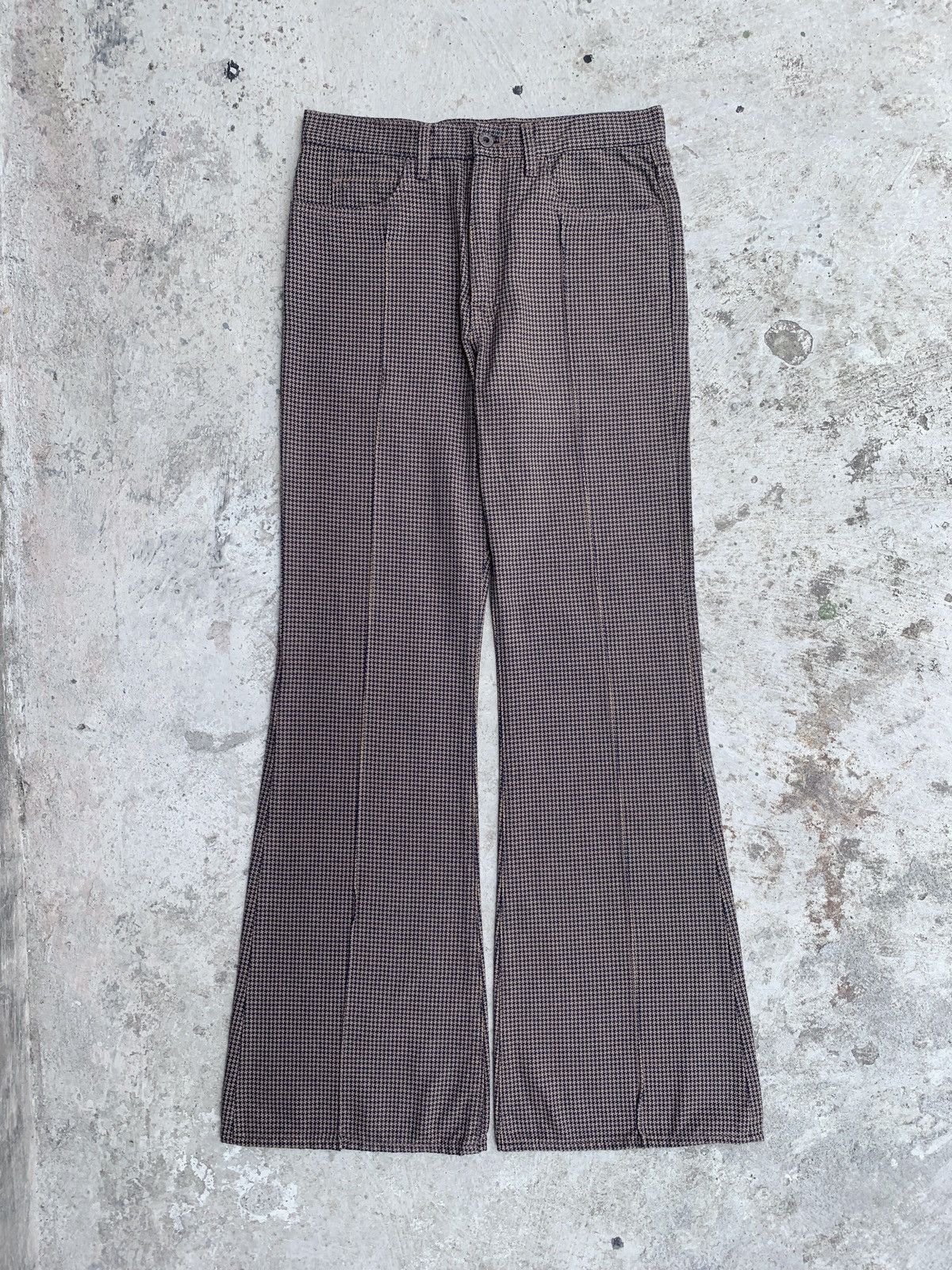 Kapital Kountry Flared Houndstooth Trousers Size US 32 / EU 48 - 2 Thumbnail