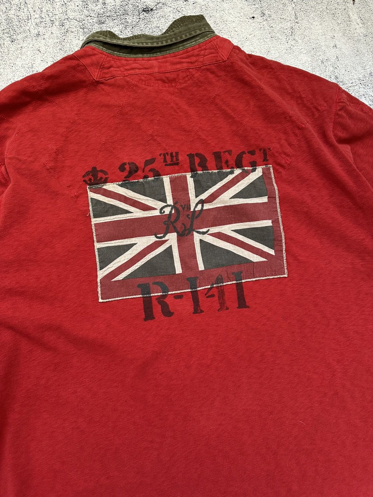 Polo Ralph Lauren Vintage Polo Ralph Lauren Sweatshirt Great Britain Flag Y2K Size US XXL / EU 58 / 5 - 16 Thumbnail