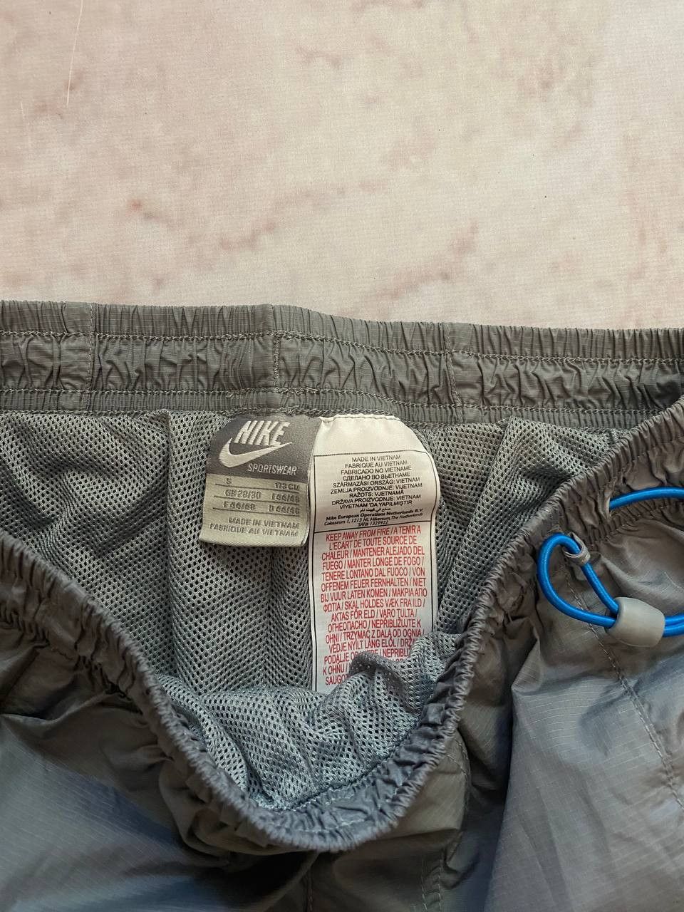 Nike × Vintage Vintage Nike Nylon Track Pants Drill style Y2k Hype Rare Size US 30 / EU 46 - 10 Thumbnail