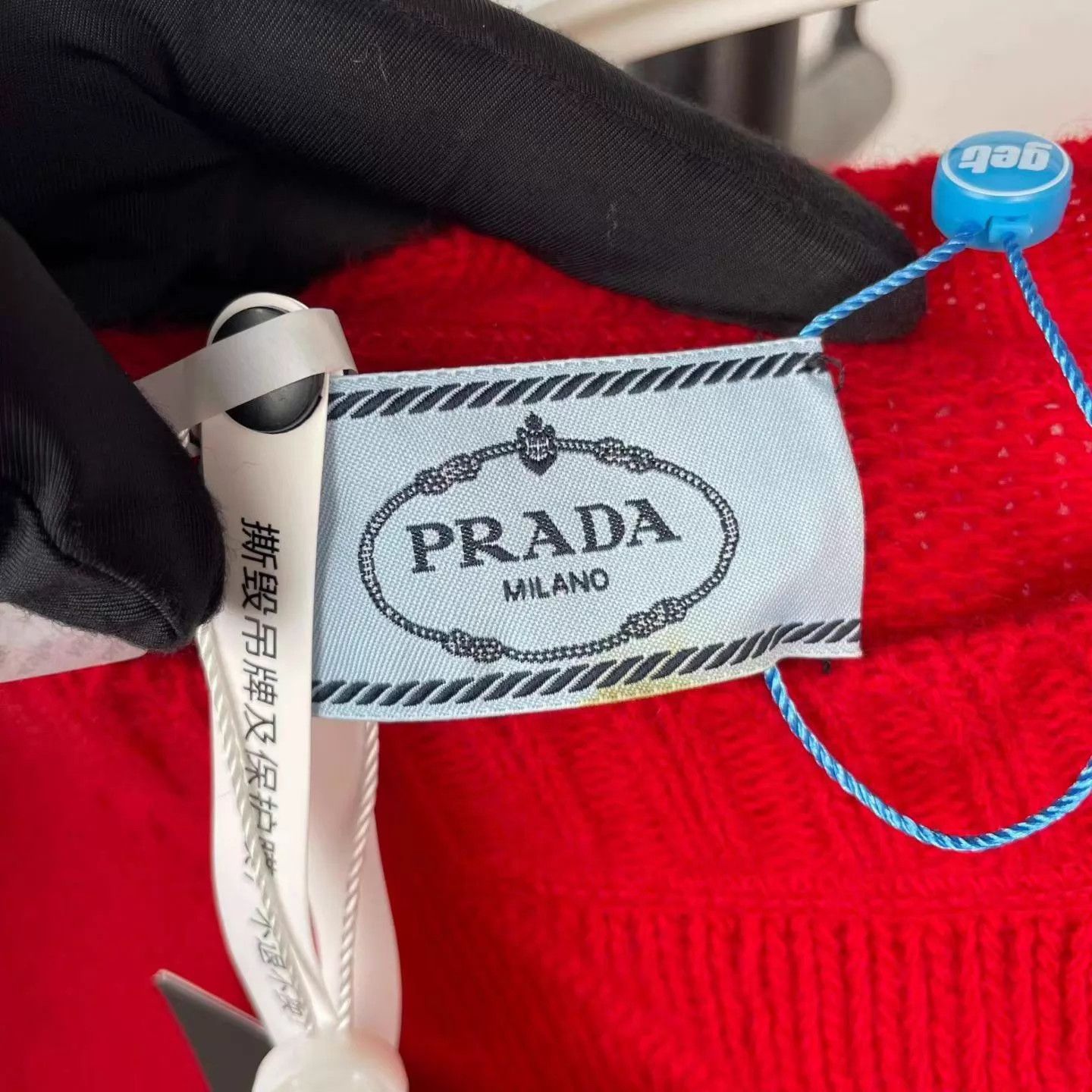Prada Prada Red Sweater Size 36 Size XS / US 0-2 / IT 36-38 - 3 Thumbnail
